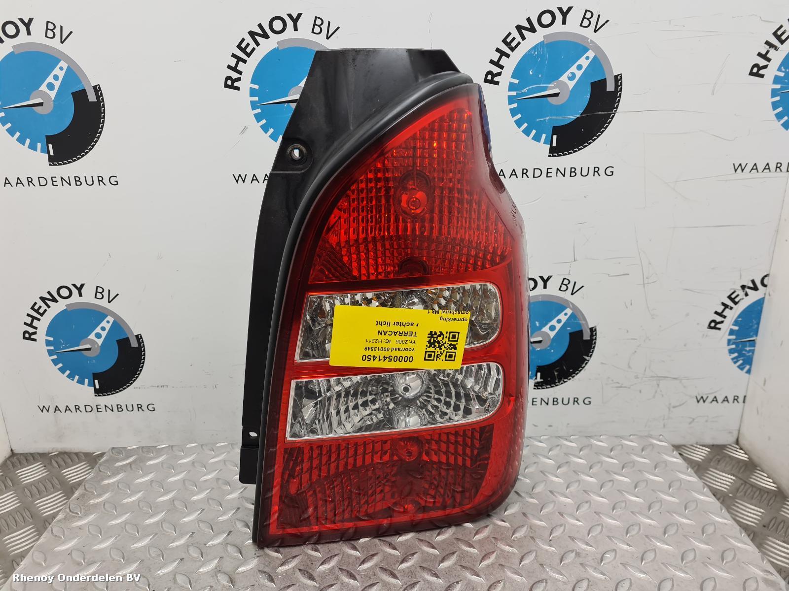 Bekijk Auto-onderdeel ACHTERLICHT R HYUNDAI TERRACAN 2006