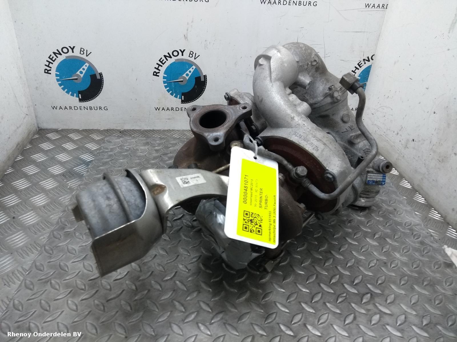 Bekijk Auto-onderdeel TURBO MERCEDES SPRINTER 2015