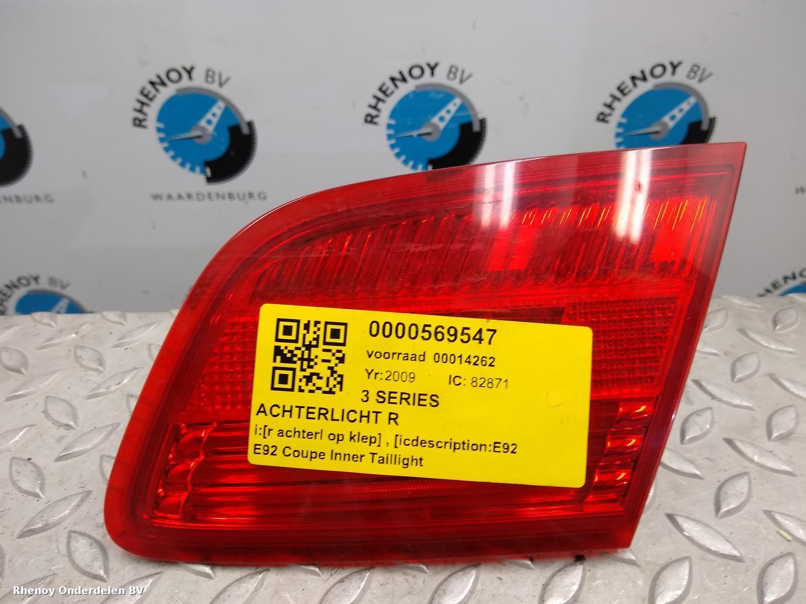 Bekijk Auto-onderdeel ACHTERLICHT R BMW 3 SERIES 2009