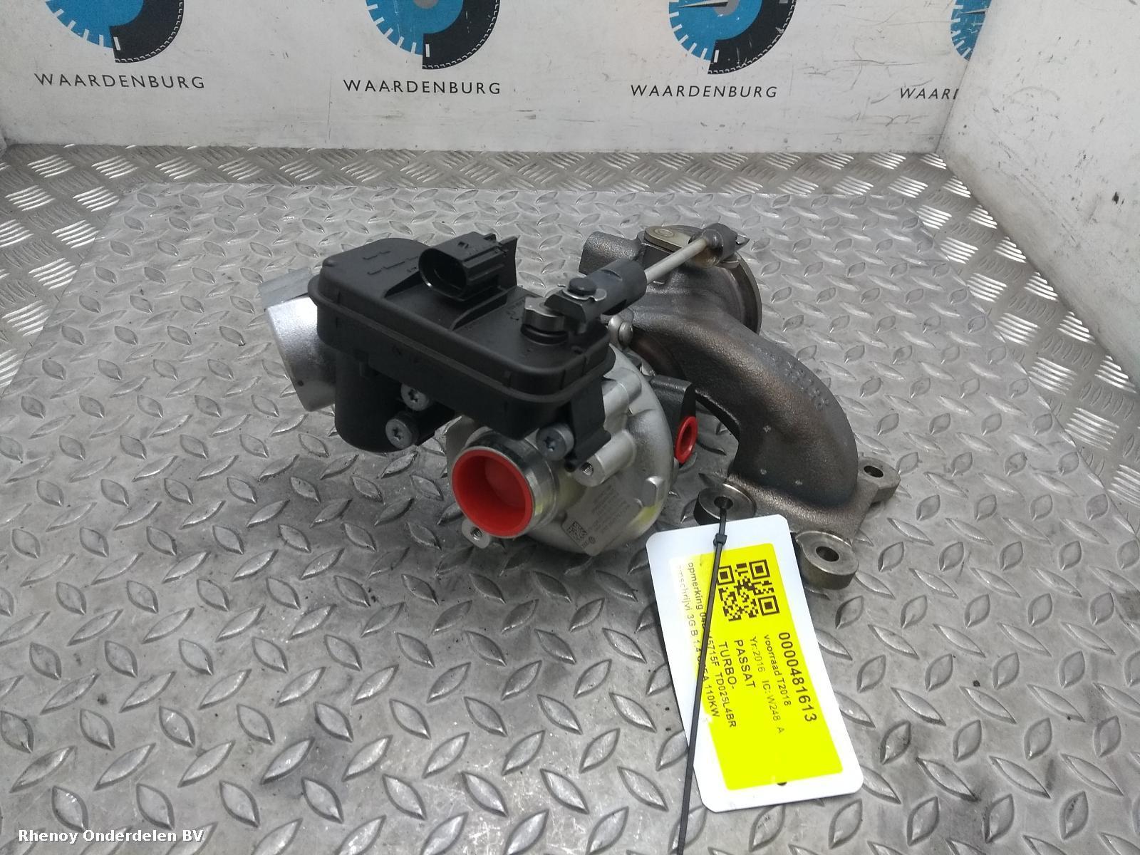 View Auto part Turbocharger VOLKSWAGEN PASSAT 2016