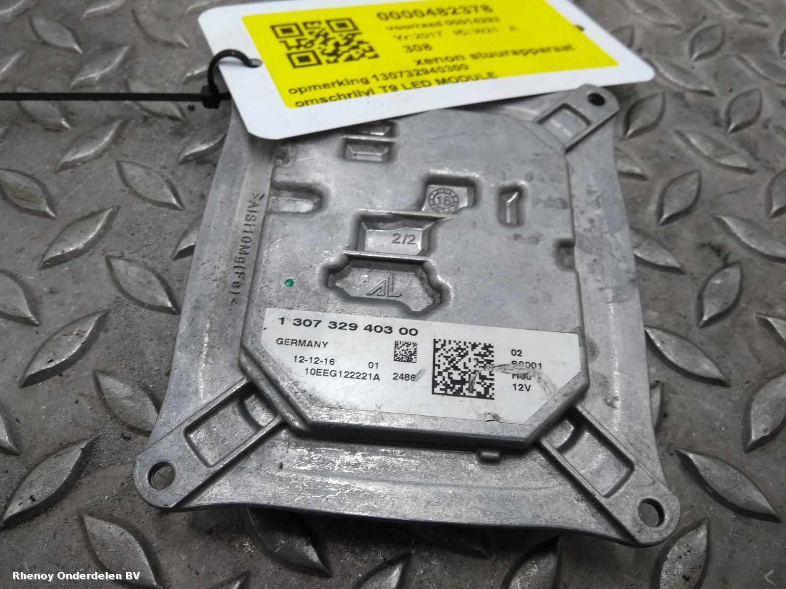 View Auto part Headlamp Ballast PEUGEOT 308 2017