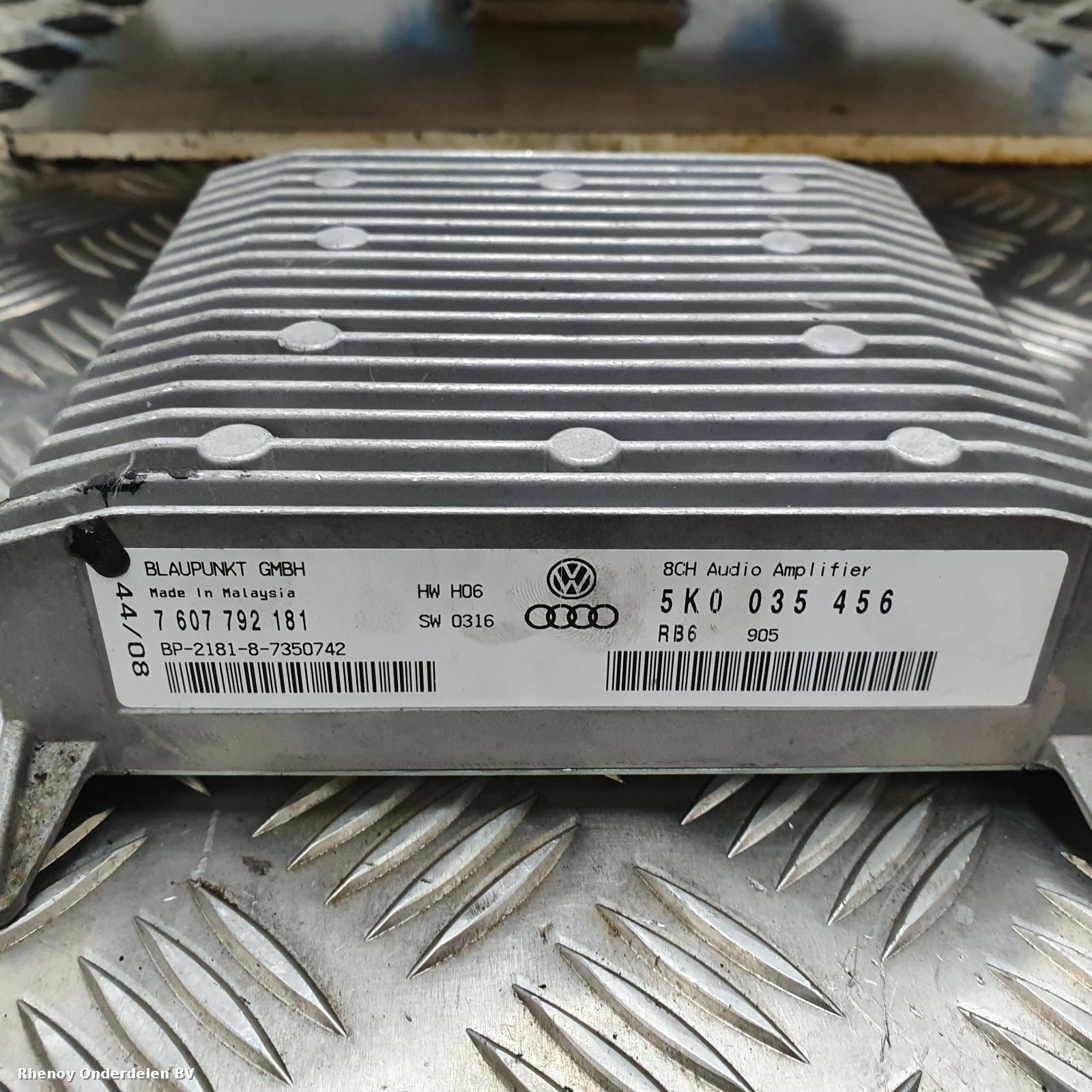 2009 VOLKSWAGEN SCIROCCO OVERIGE View Auto part OVERIGE VOLKSWAGEN SCIROCCO 2009