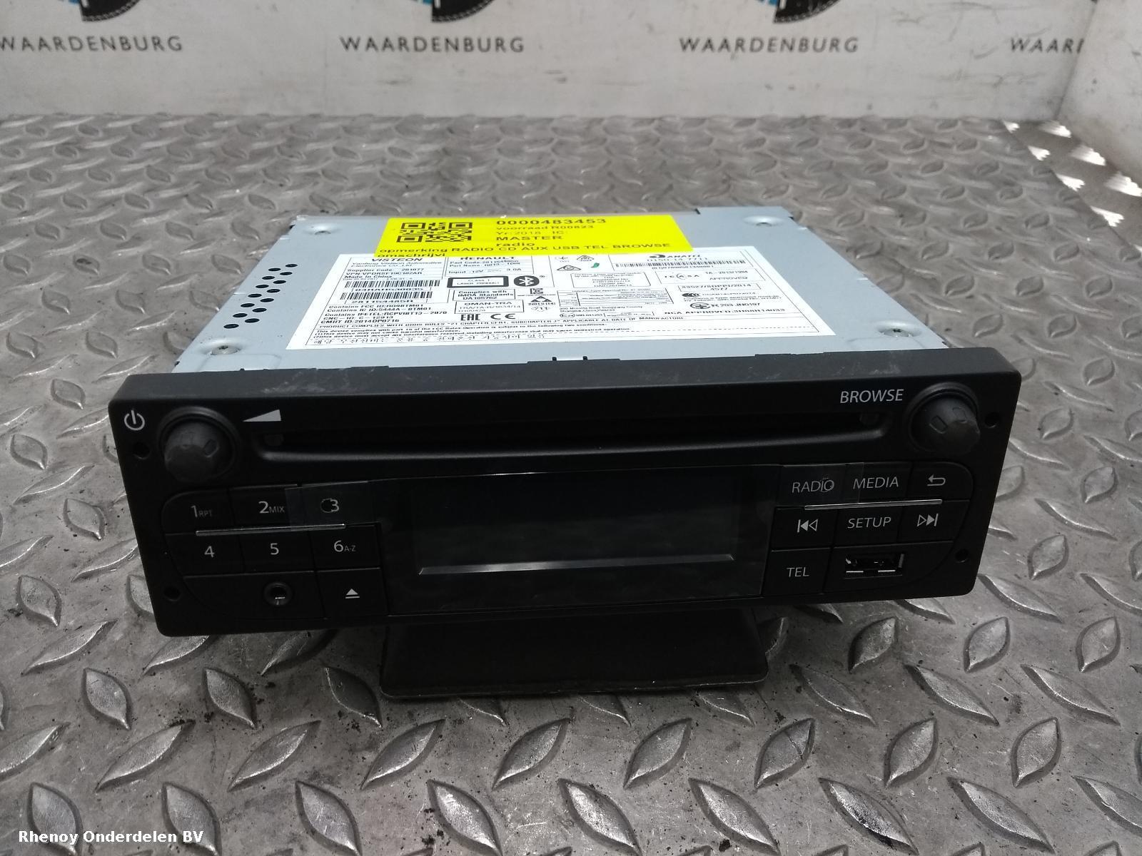 Bekijk Auto-onderdeel RADIO RENAULT MASTER 2018