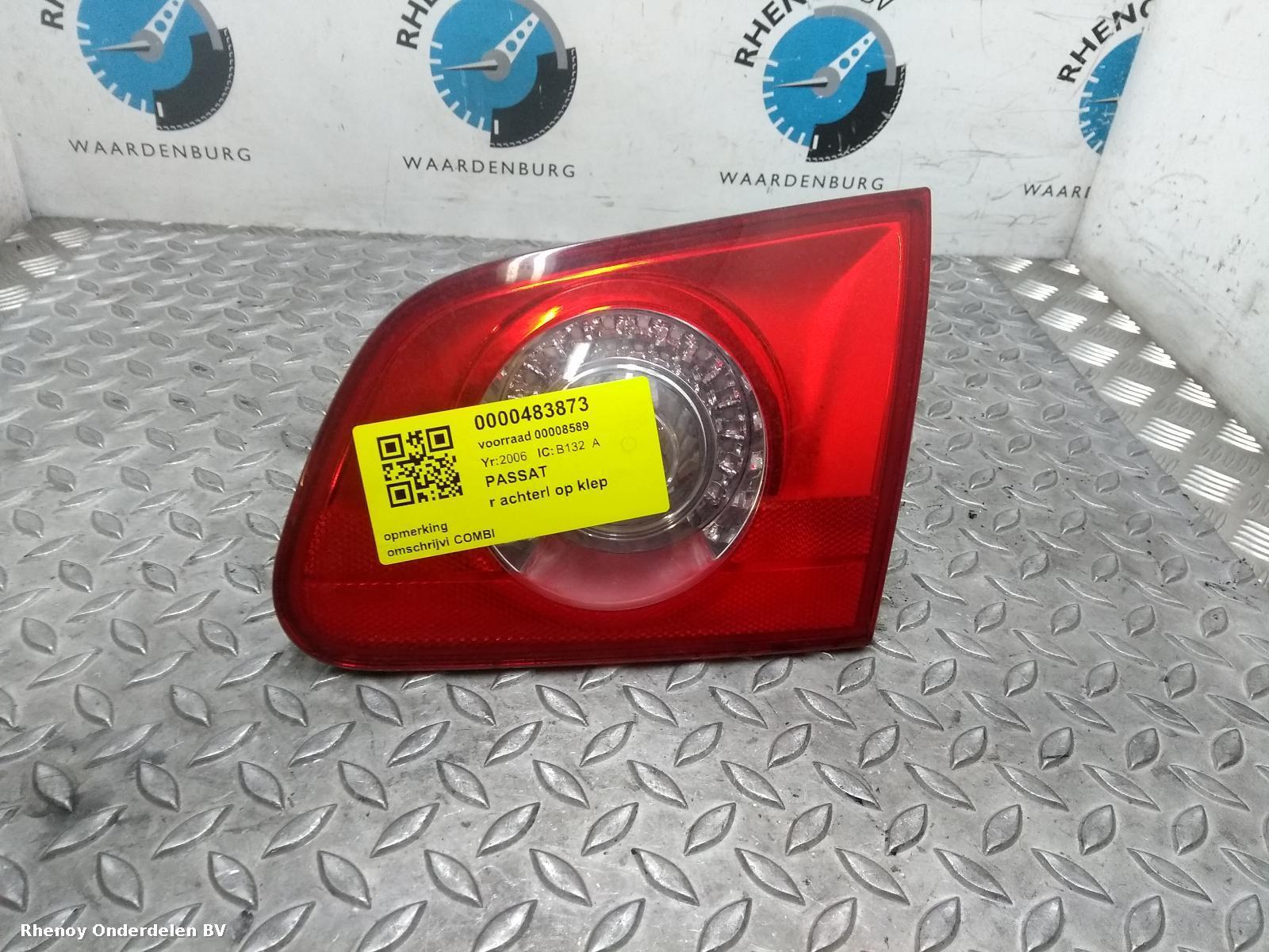 Bekijk Auto-onderdeel ACHTERLICHT R VOLKSWAGEN PASSAT 2006