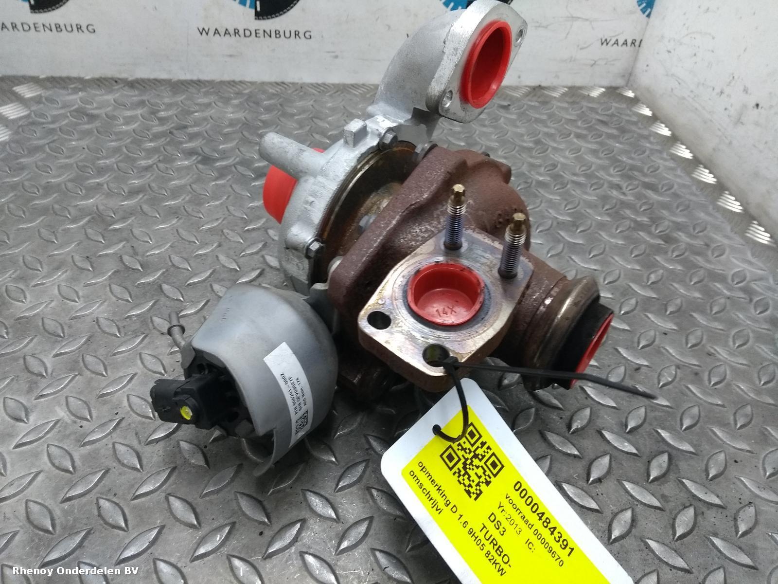 Bekijk Auto-onderdeel TURBO CITROEN DS3 2013