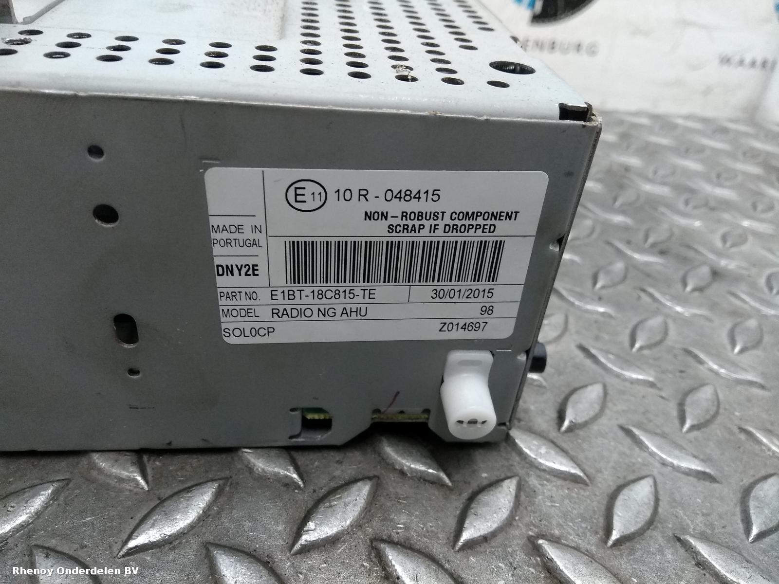 View Auto part A/V Equipment FORD FIESTA 2015