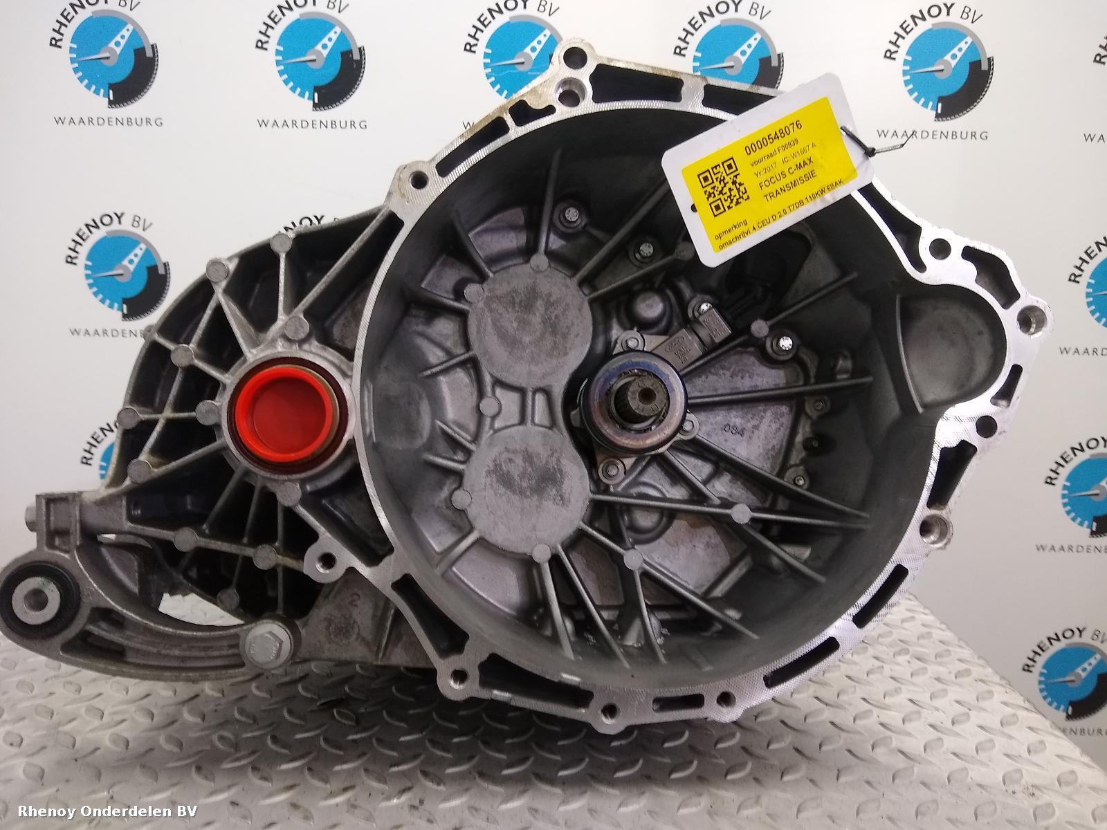 Bekijk Auto-onderdeel TRANSMISSIE / VERSNELLINGSBAK FORD FOCUS C MAX 2017