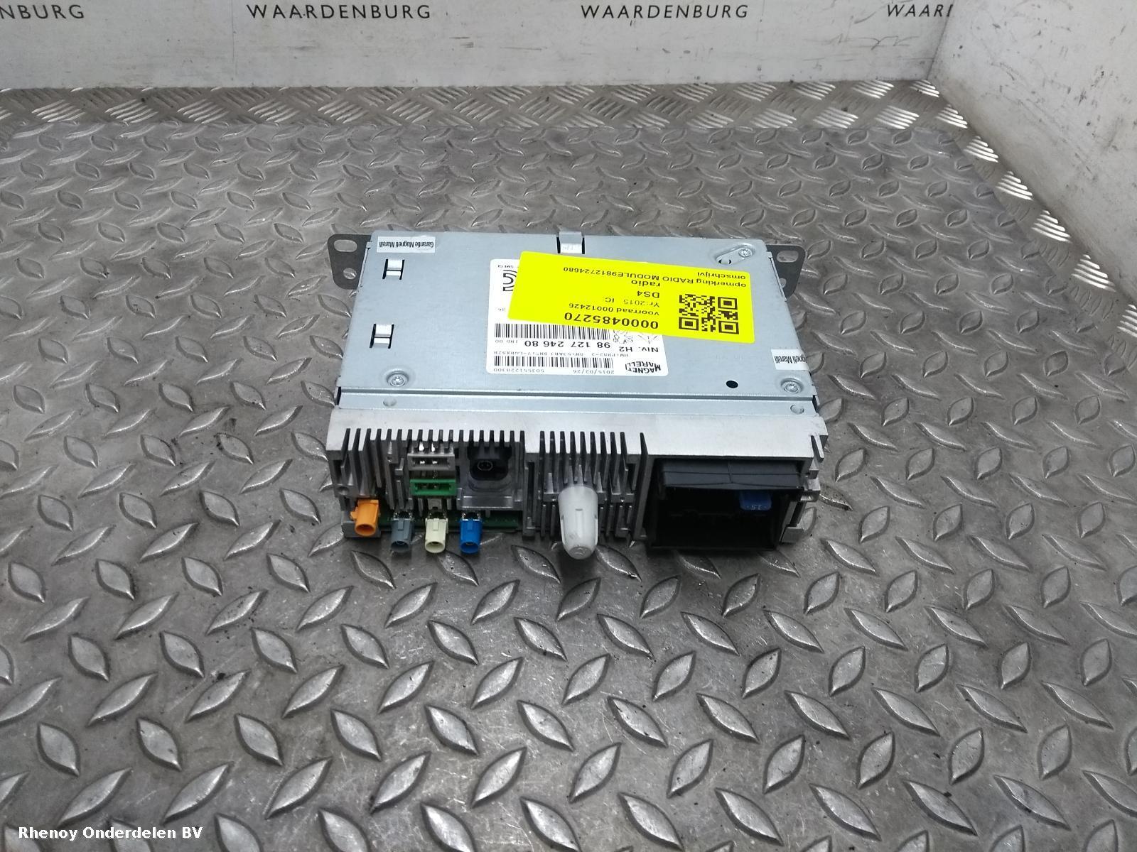 View Auto part A/V Equipment CITROEN DS4 2015