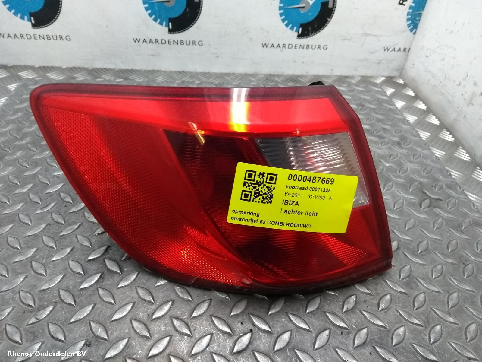 Bekijk Auto-onderdeel ACHTERLICHT L SEAT IBIZA 2011