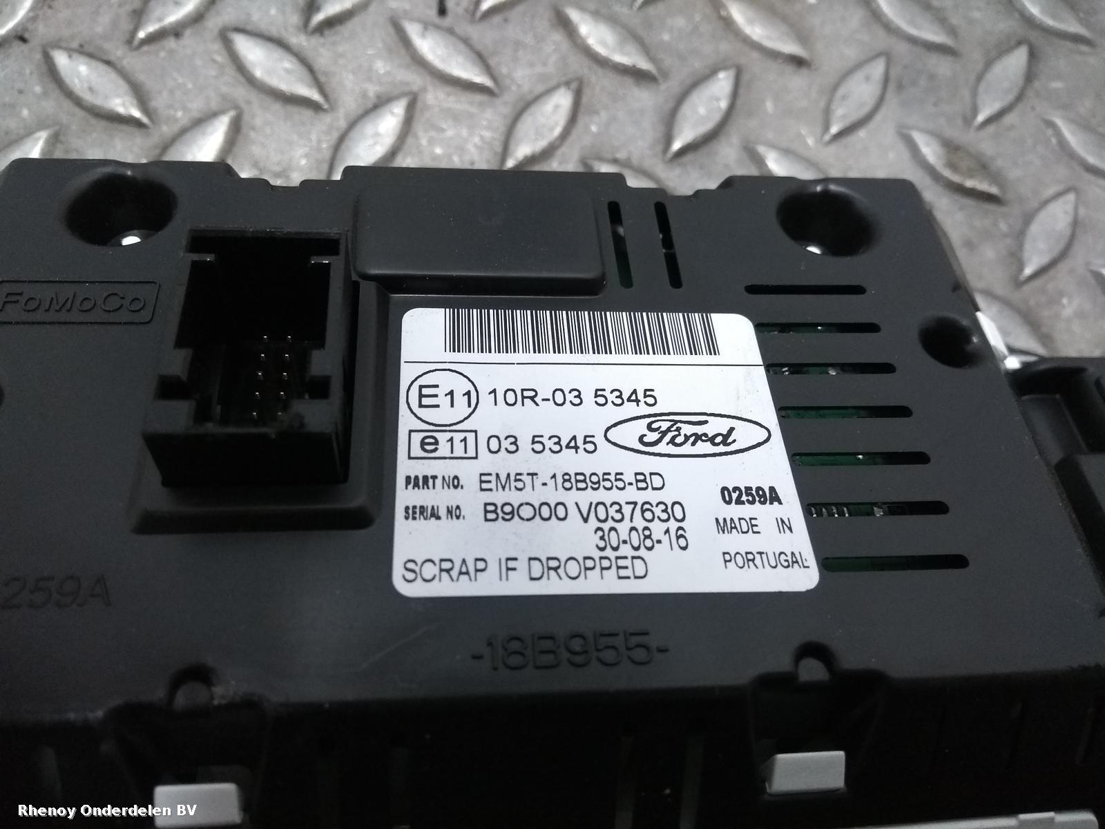 View Auto part INFORMATIE DISPLAY FORD TRANSIT CONNECT 2016