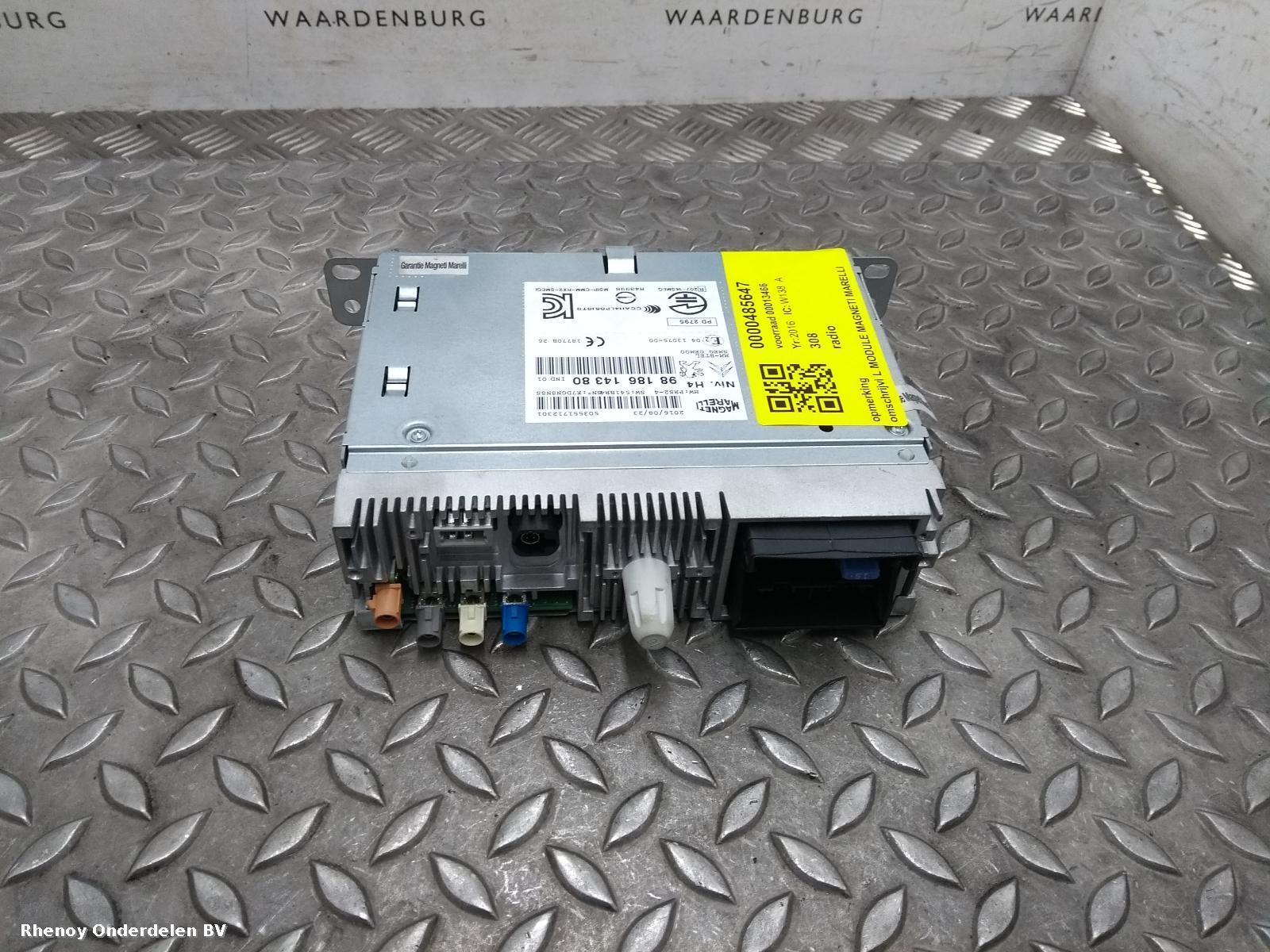 Bekijk Auto-onderdeel RADIO PEUGEOT 308 2016