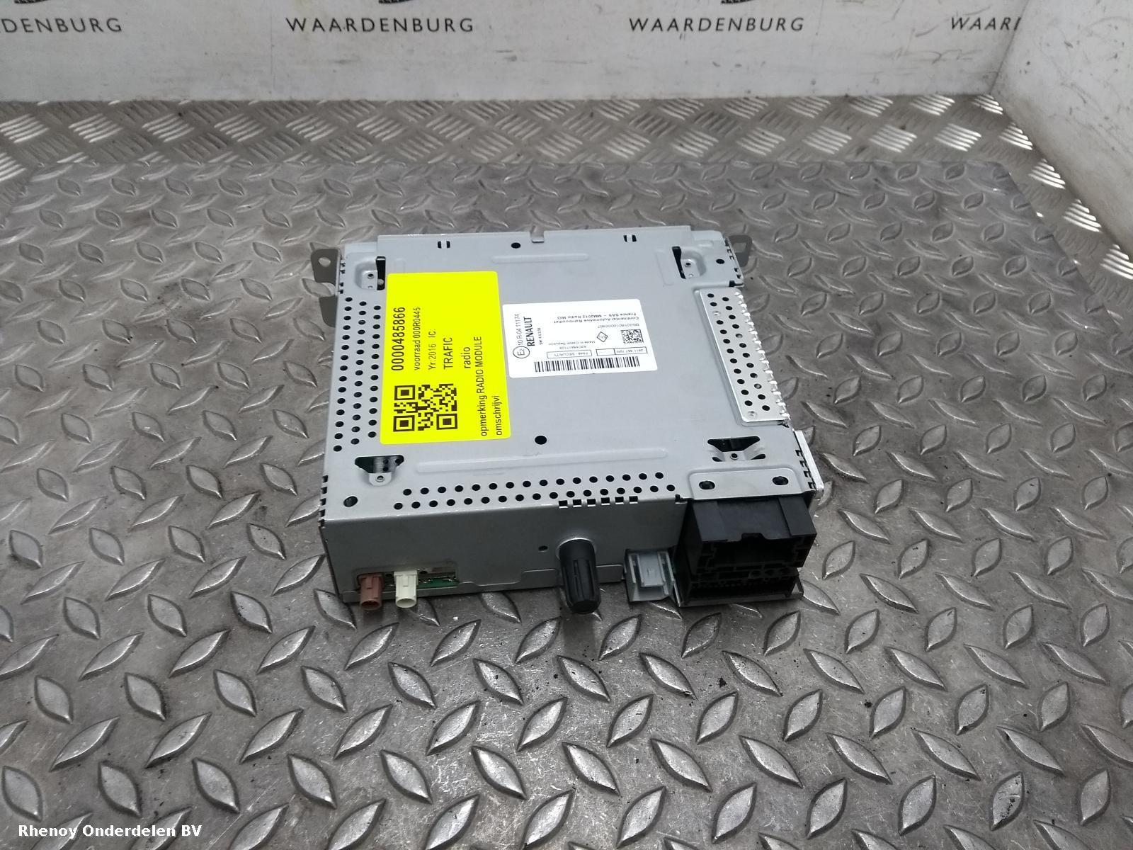 View Auto part A/V Equipment RENAULT TRAFIC 2016