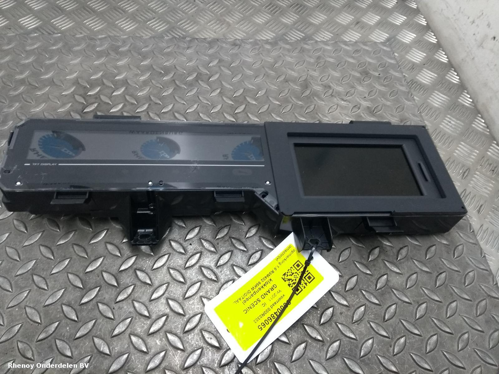 Bekijk Auto-onderdeel KLOKKENPANEEL RENAULT SCENIC 2011