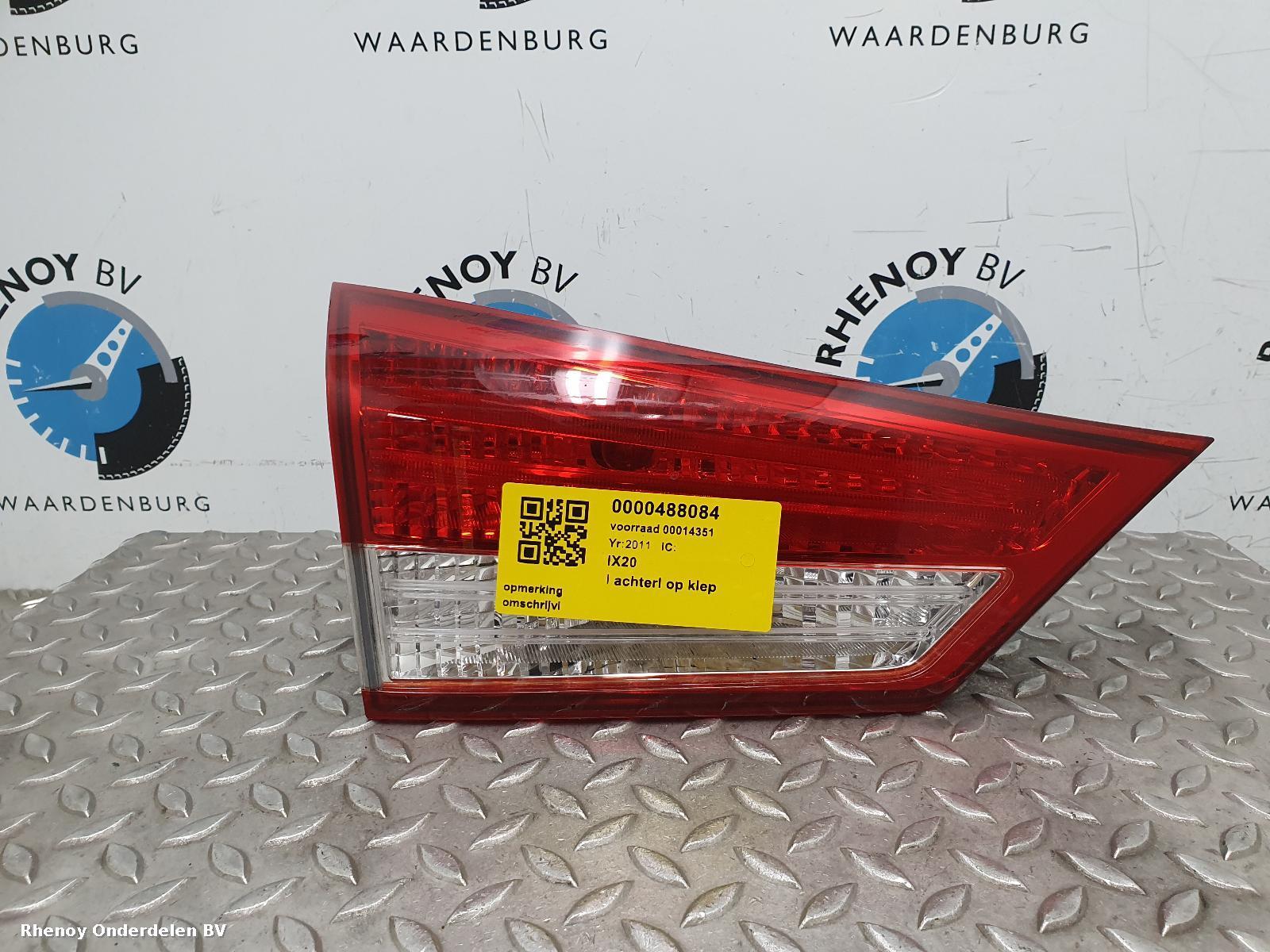 Bekijk Auto-onderdeel ACHTERLICHT HYUNDAI IX20 2011