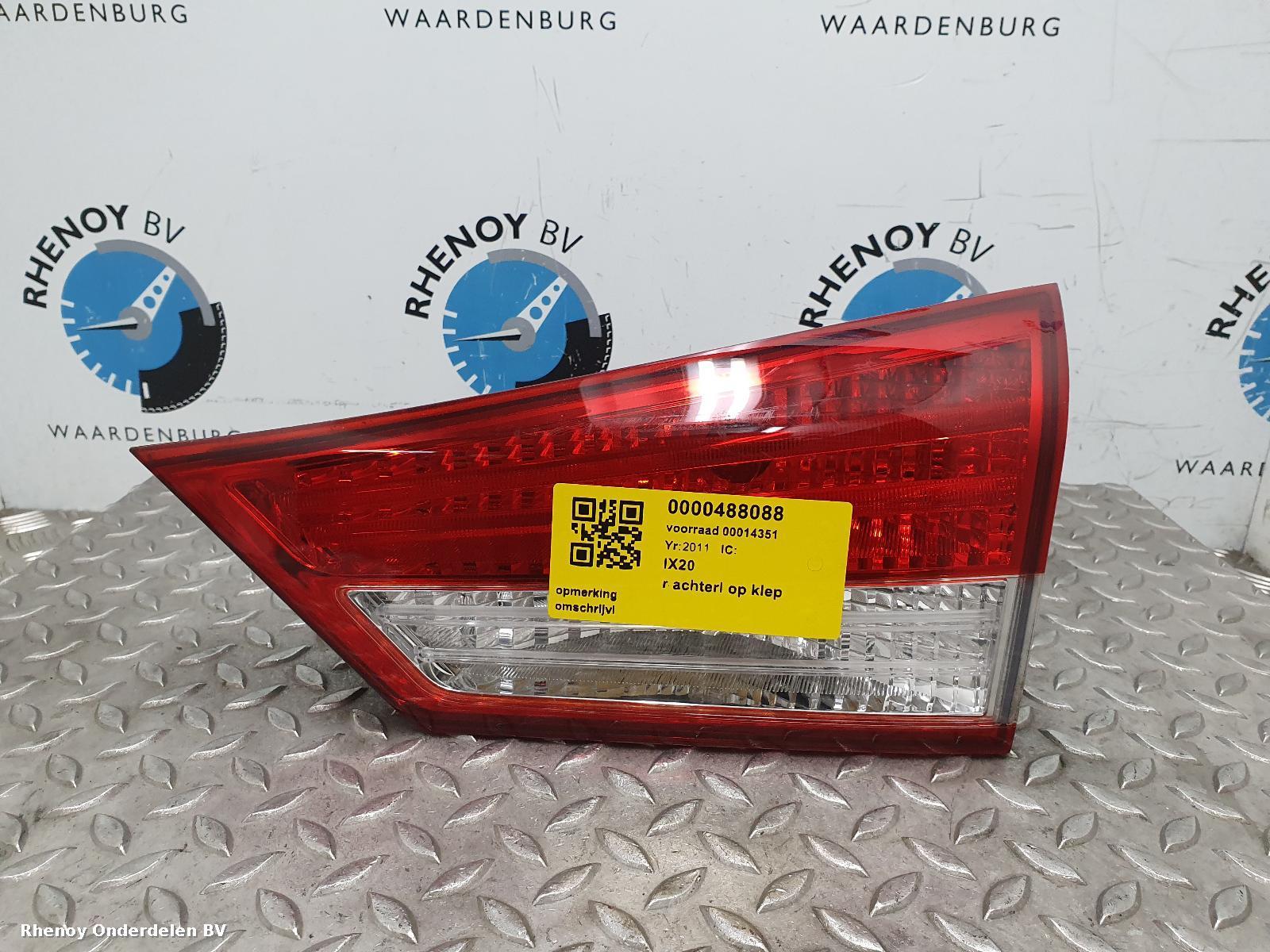 Bekijk Auto-onderdeel ACHTERLICHT HYUNDAI IX20 2011