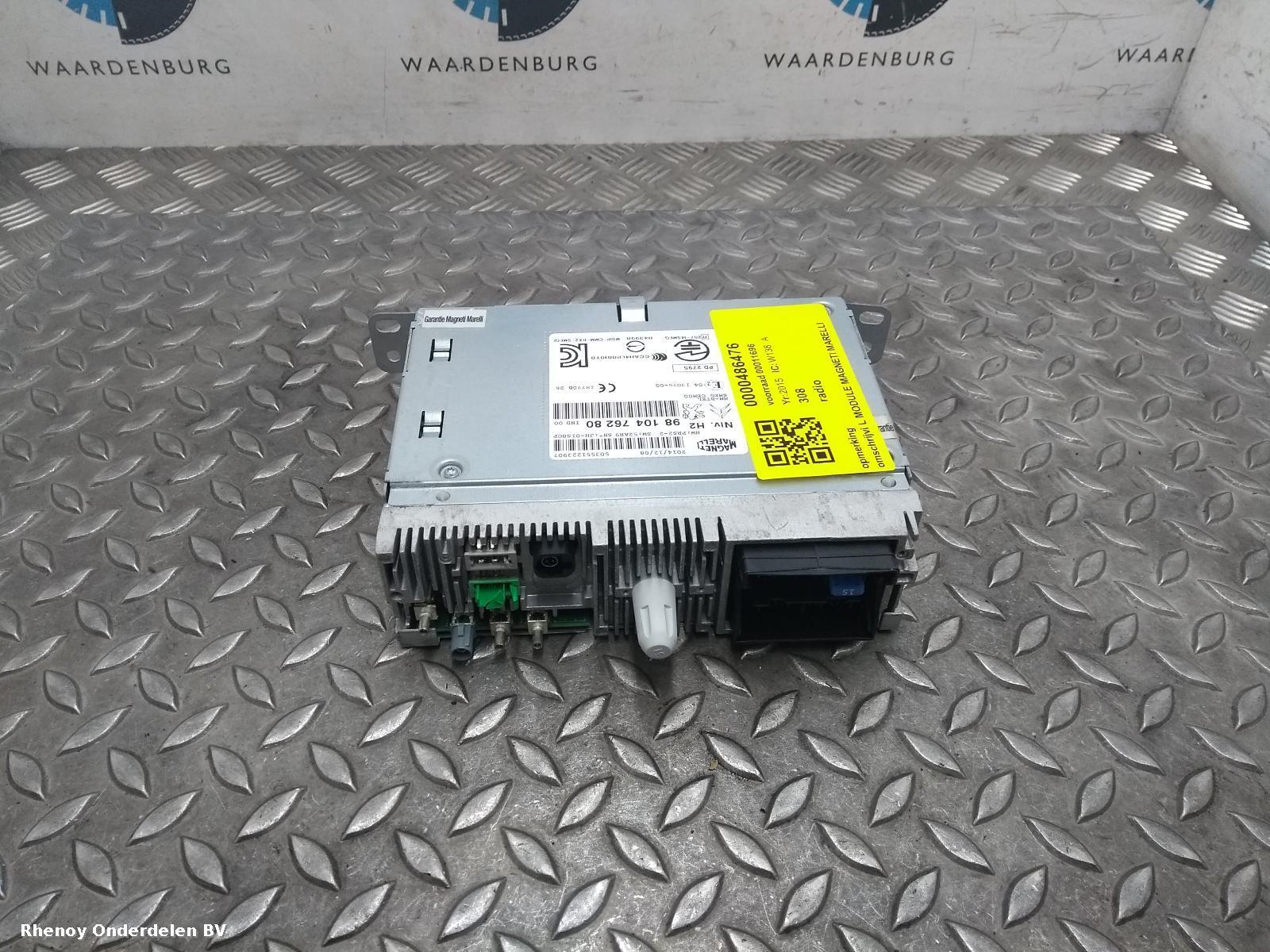 Bekijk Auto-onderdeel RADIO PEUGEOT 308 2015