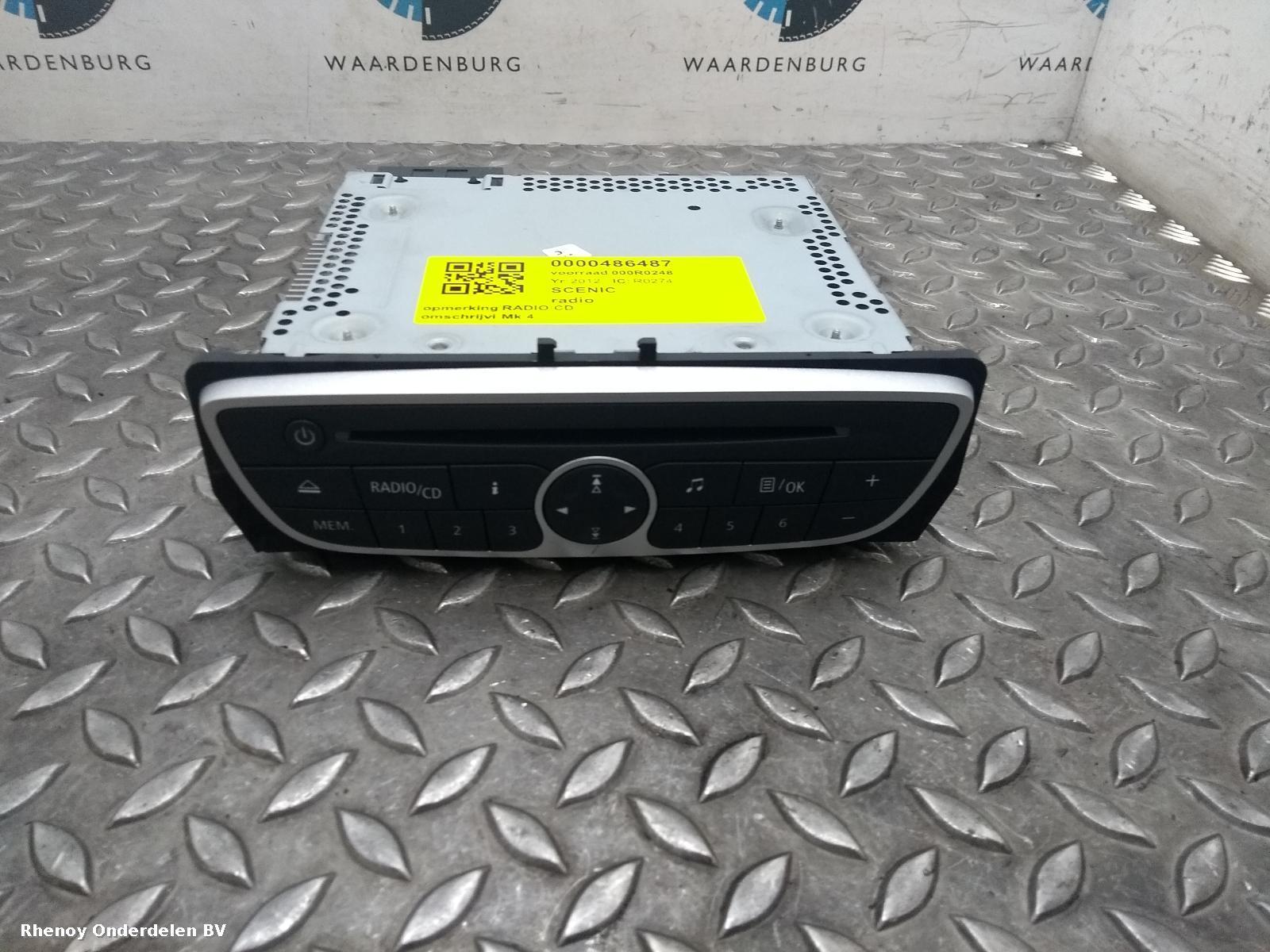 View Auto part A/V Equipment RENAULT SCENIC 2012