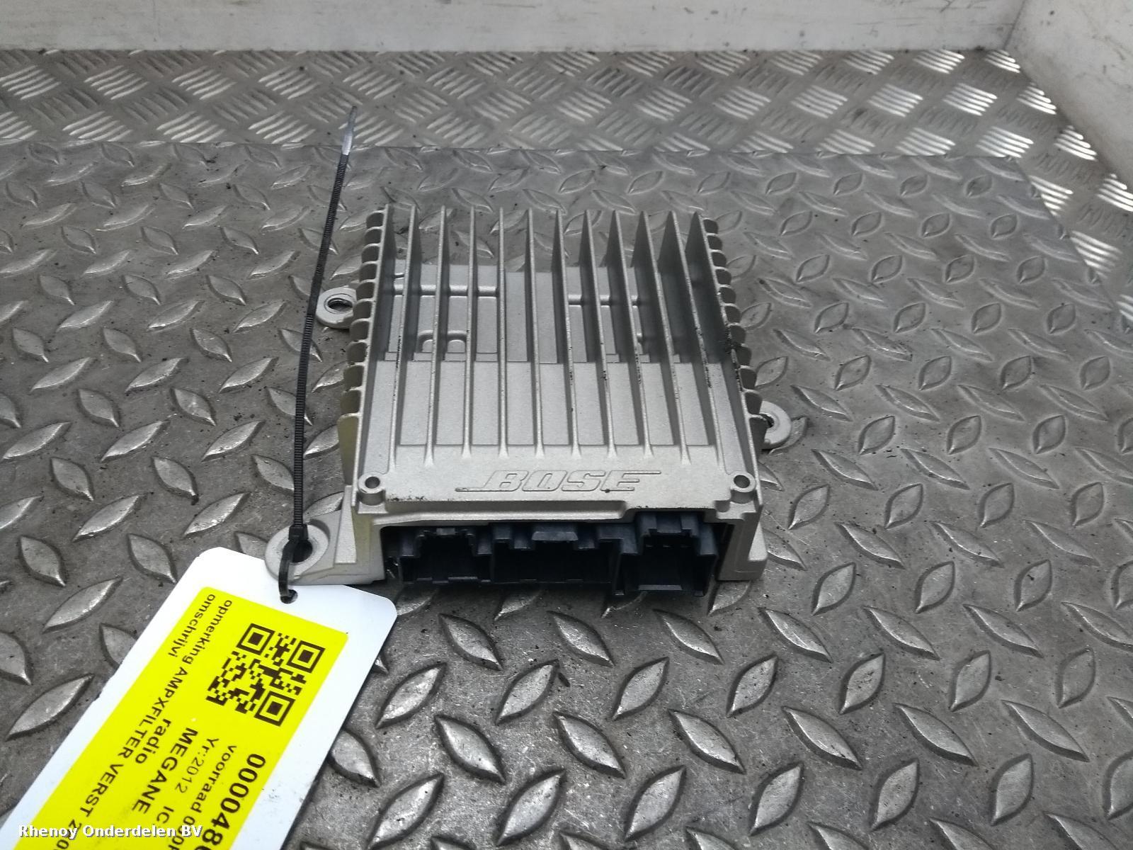 View Auto part Amplifier Unit RENAULT MEGANE 2012