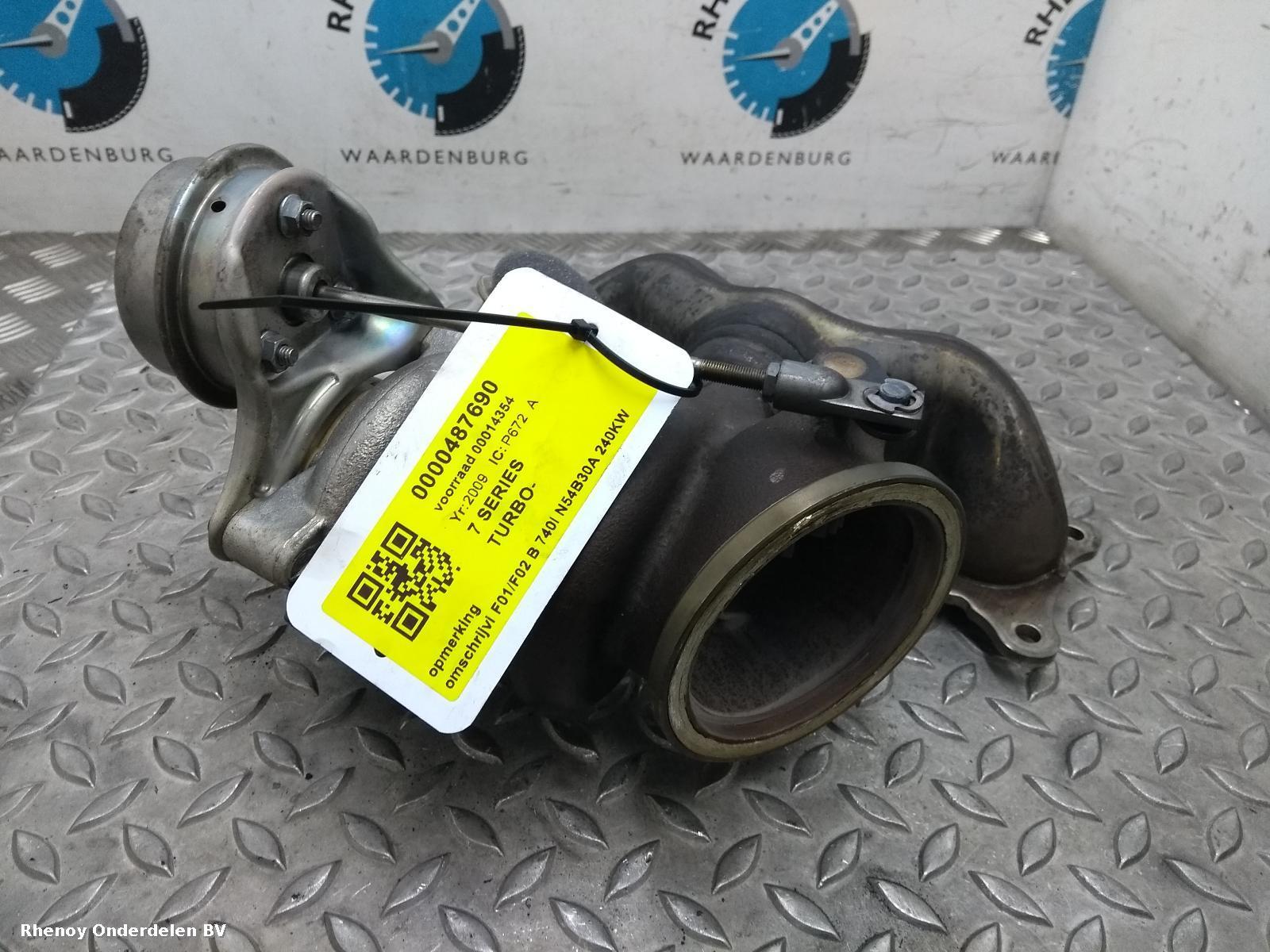 2009 BMW 7 SERIES TURBO View Auto part TURBO BMW 7 SERIES 2009