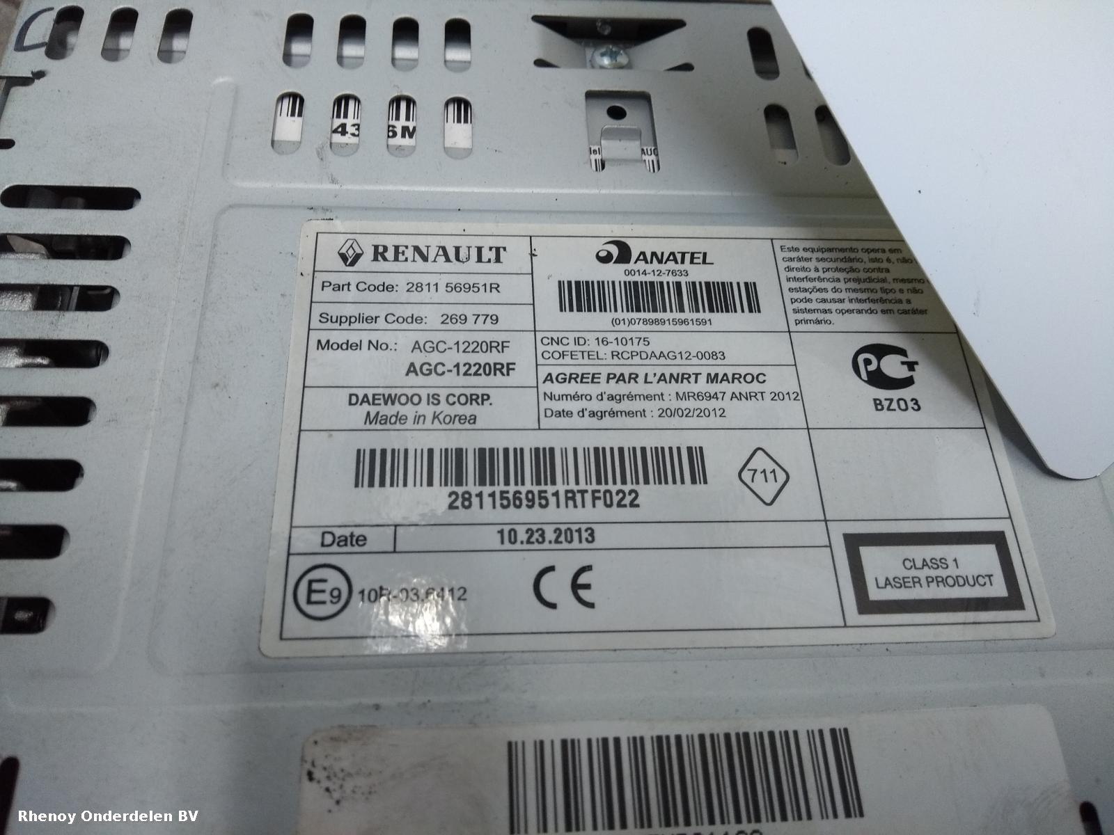 View Auto part RADIO NISSAN PRIMASTAR 2014