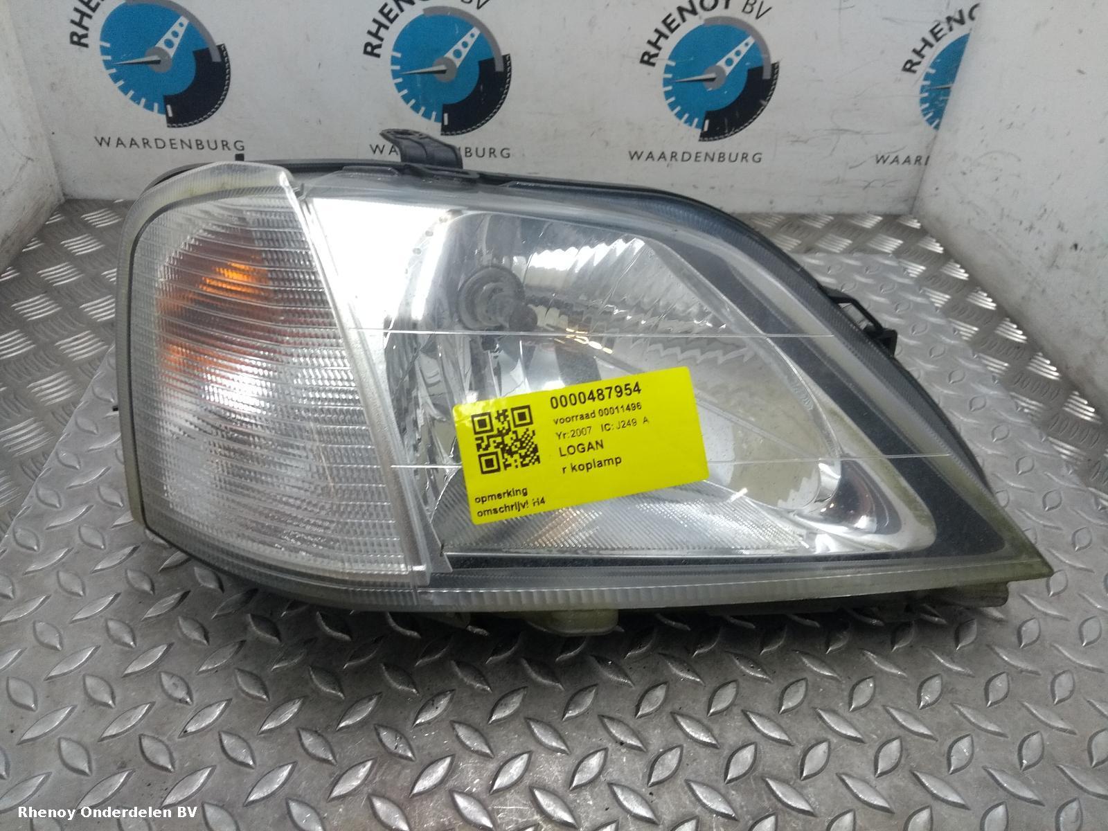 View Auto part R Headlamp DACIA LOGAN 2007