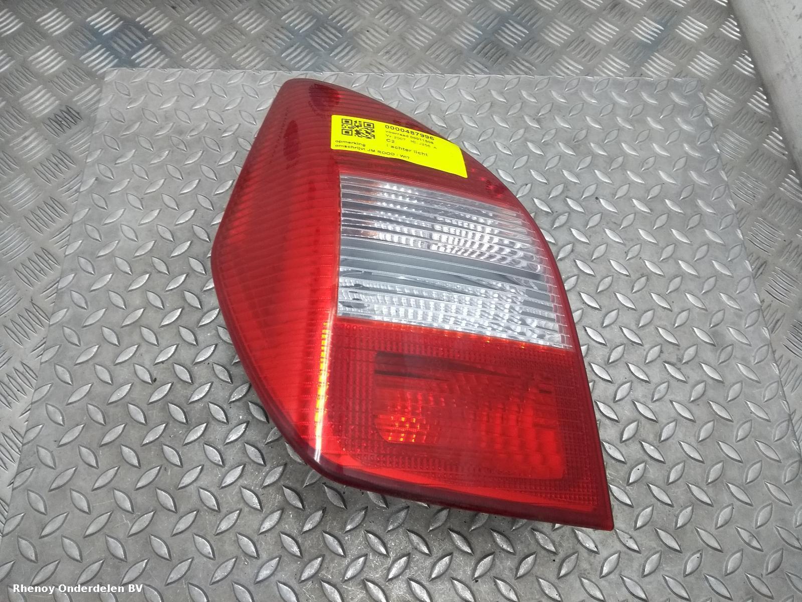 View Auto part L Taillight CITROEN C2 2007