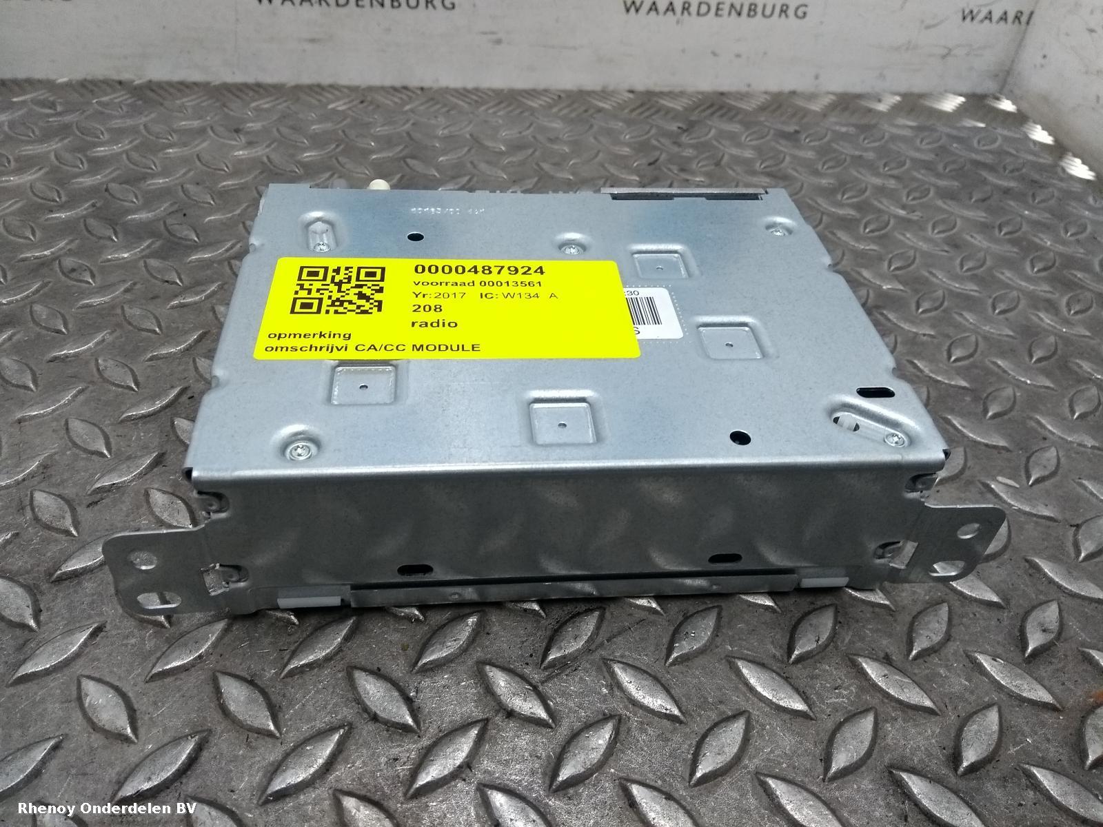 View Auto part A/V Equipment PEUGEOT 208 2017