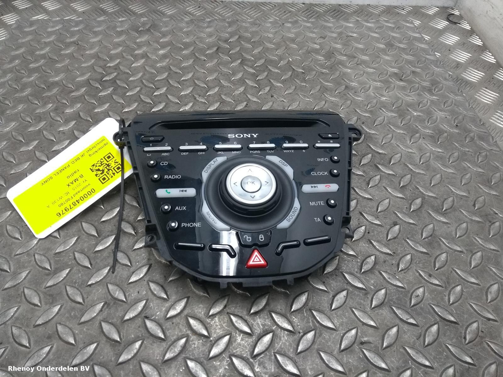 View Auto part A/V Equipment FORD B MAX 2015