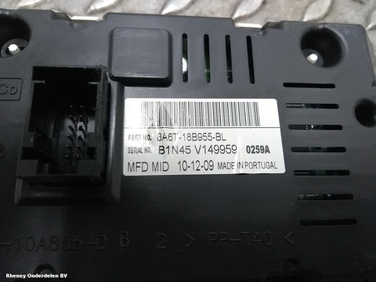 View Auto part INFORMATIE DISPLAY FORD FIESTA 2010