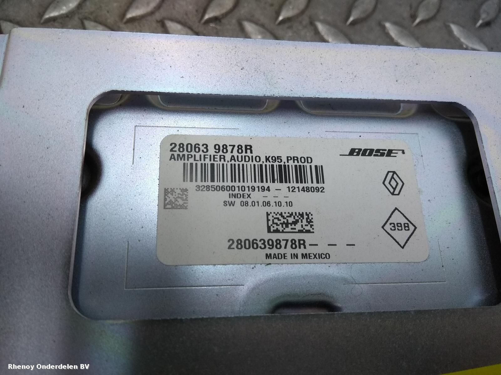 View Auto part VERSTERKER UNIT AUDIO RENAULT MEGANE 2012