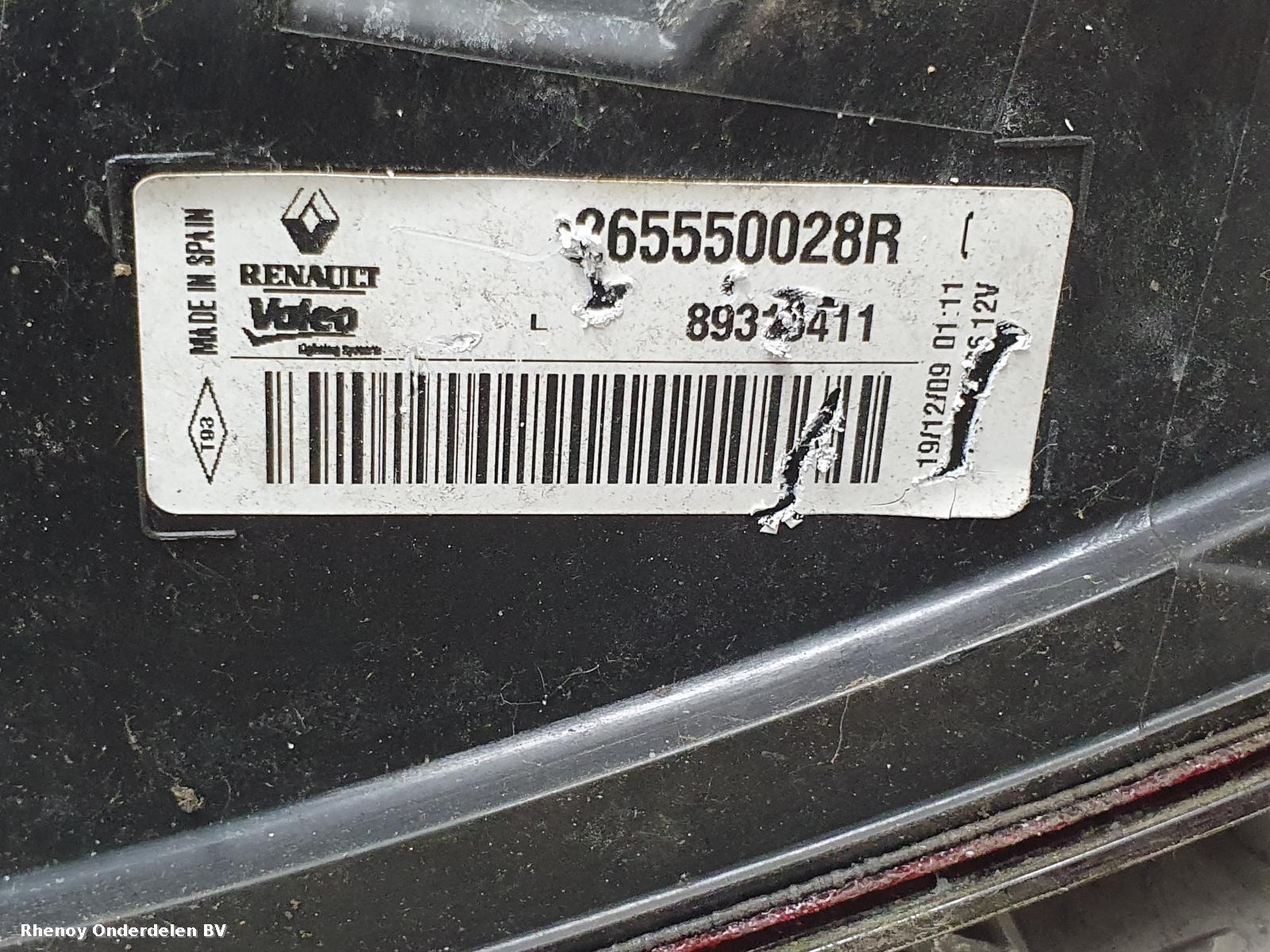 View Auto part ACHTERLICHT L RENAULT MEGANE 2010