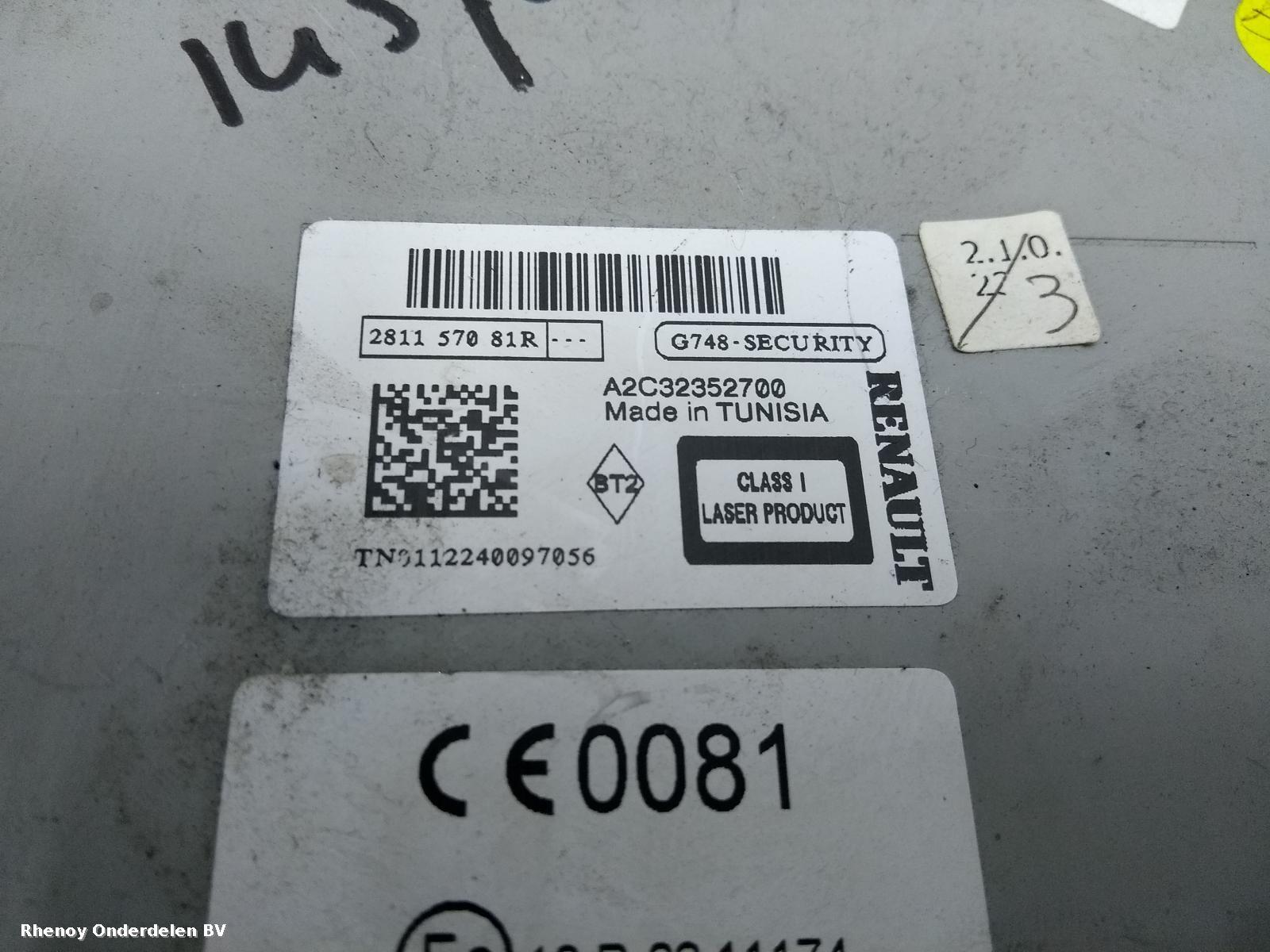 View Auto part NAVIGATIE RENAULT MEGANE 2012
