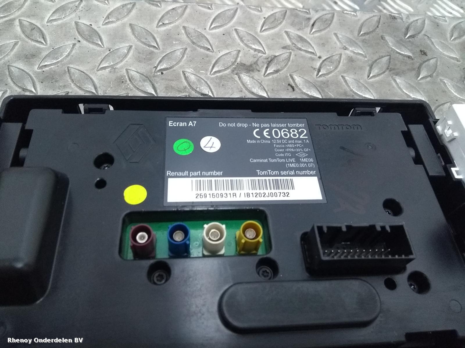 View Auto part NAVIGATIE RENAULT MEGANE 2012