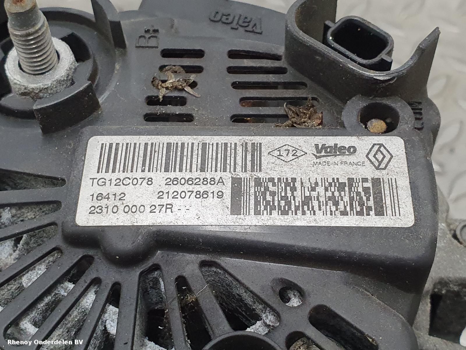 View Auto part DYNAMO RENAULT MEGANE 2012