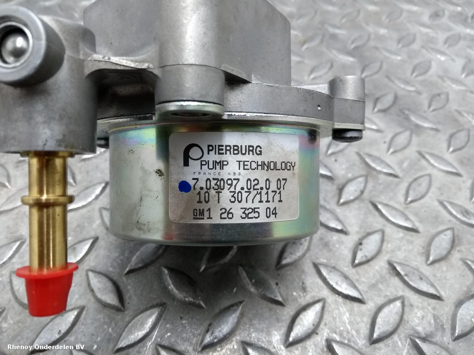 View Auto part VACUUMPOMP OPEL / VAUXHALL INSIGNIA 2012