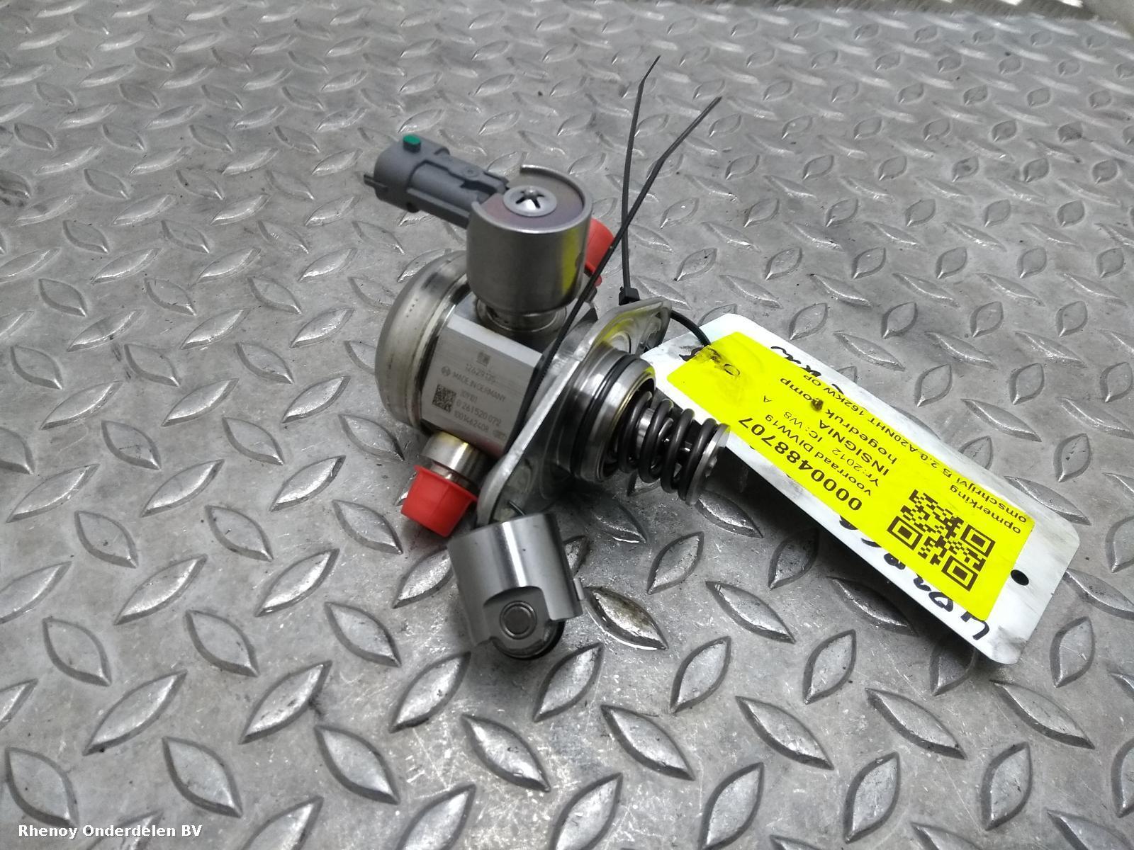 Bekijk Auto-onderdeel BRANDSTOF POMP VOOR DE RAIL (HOGE DRUK) OPEL / VAUXHALL INSIGNIA 2012