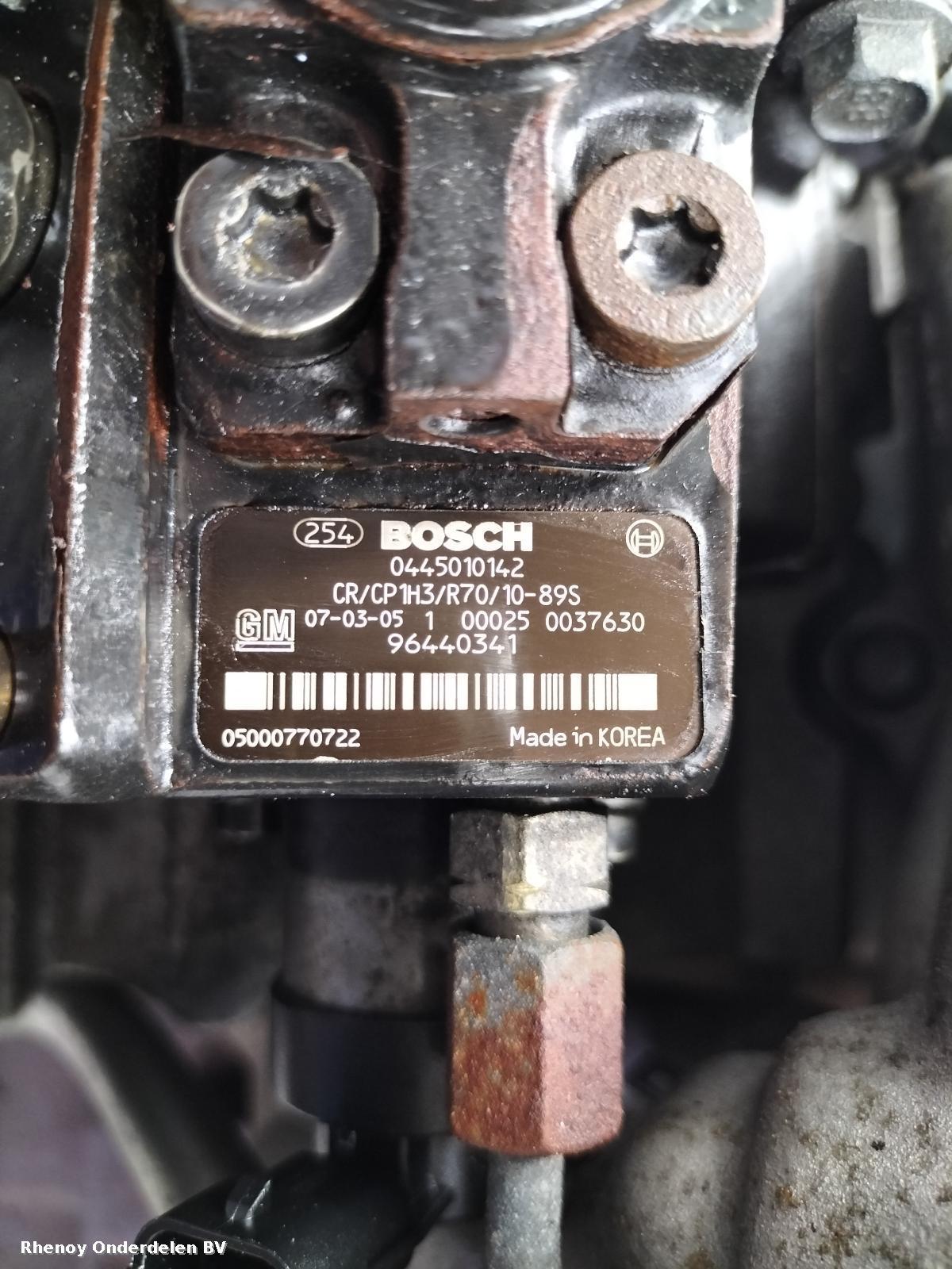 View Auto part MOTOR CHEVROLET NUBIRA 2008