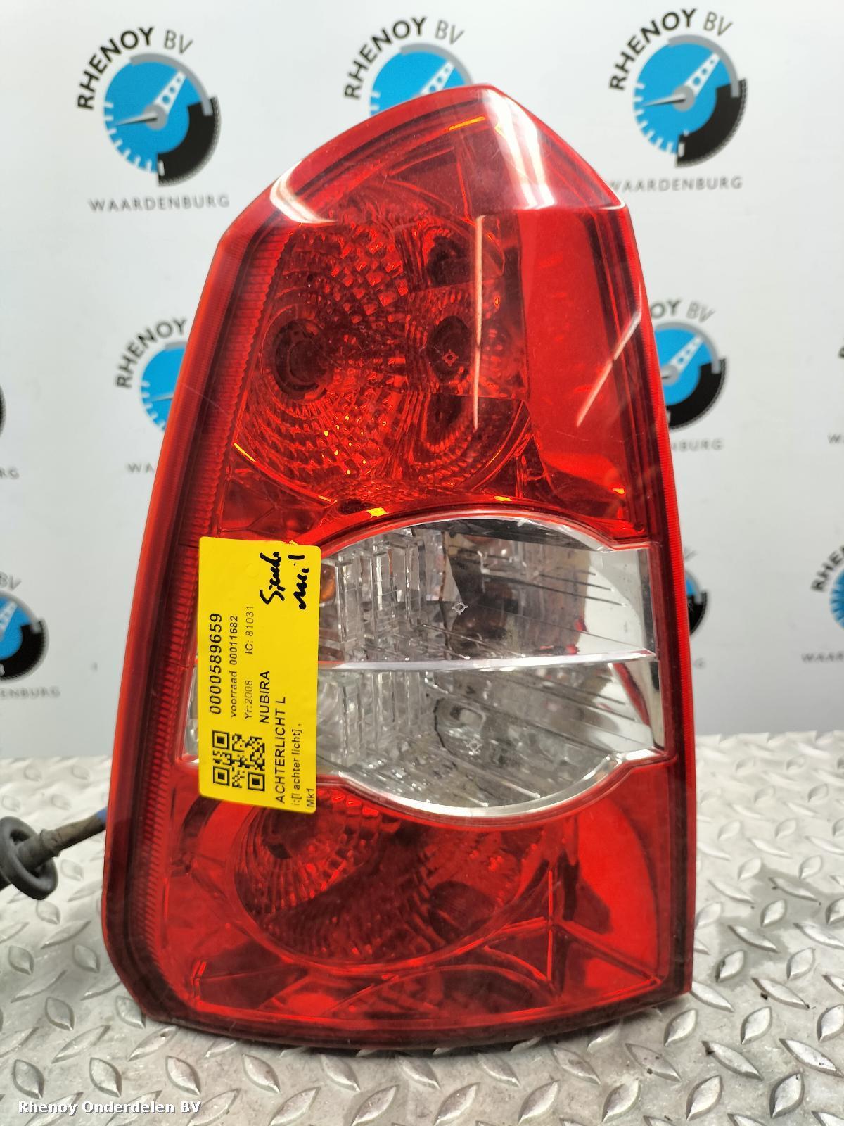 Bekijk Auto-onderdeel ACHTERLICHT L CHEVROLET NUBIRA 2008