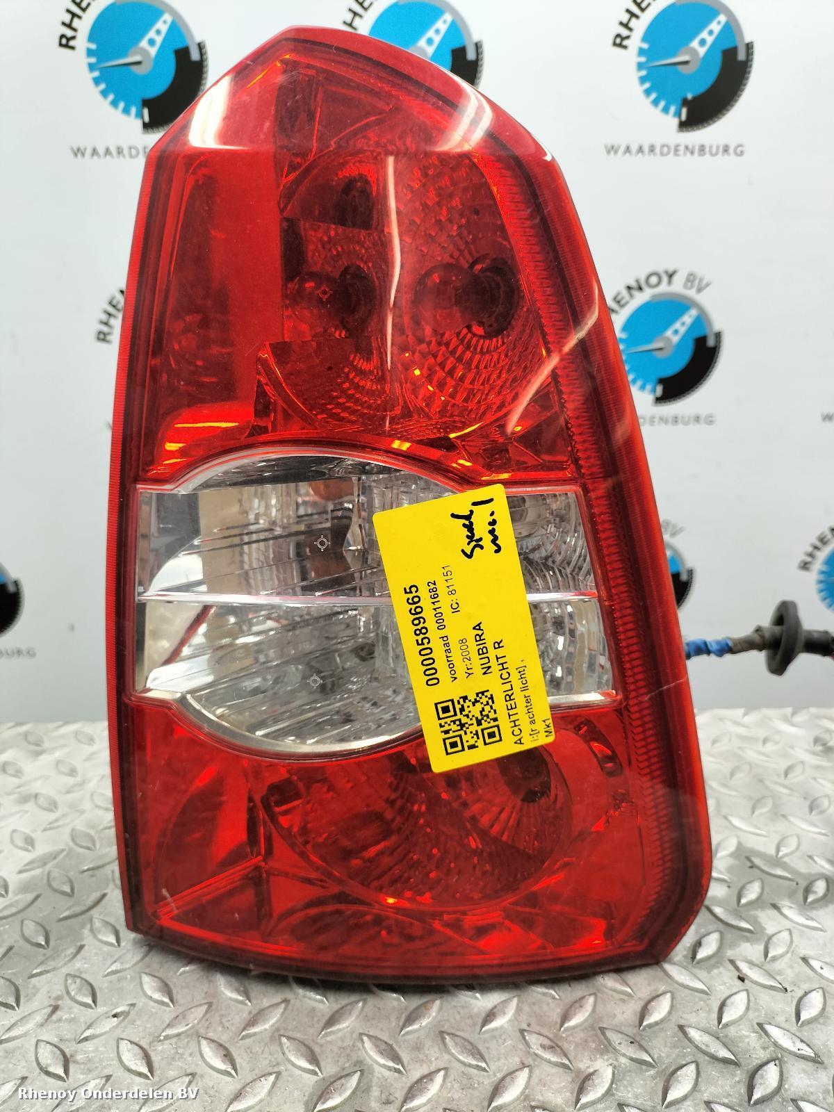 Bekijk Auto-onderdeel ACHTERLICHT R CHEVROLET NUBIRA 2008