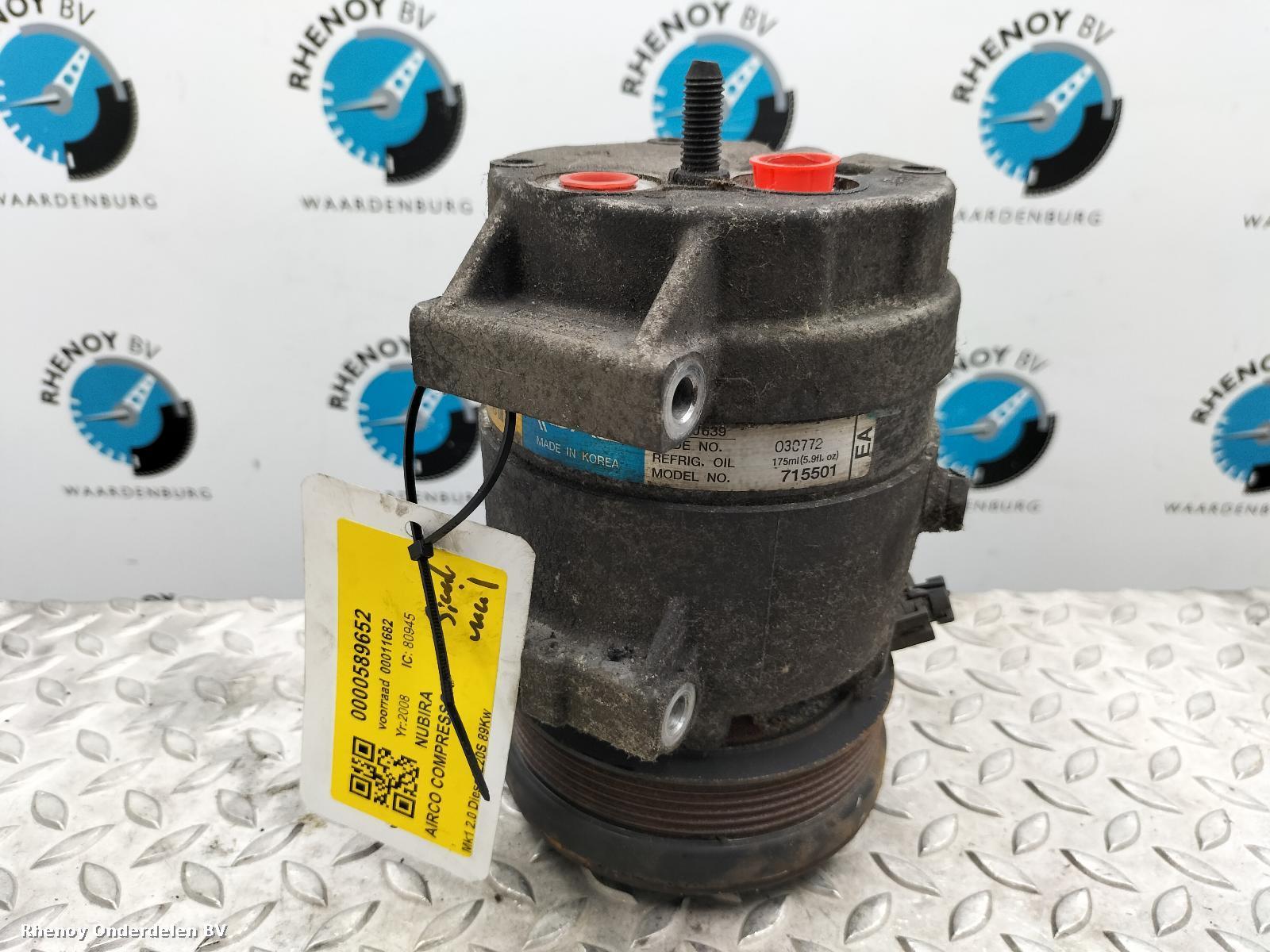 Bekijk Auto-onderdeel AIRCO COMPRESSOR / AIRCOPOMP CHEVROLET NUBIRA 2008