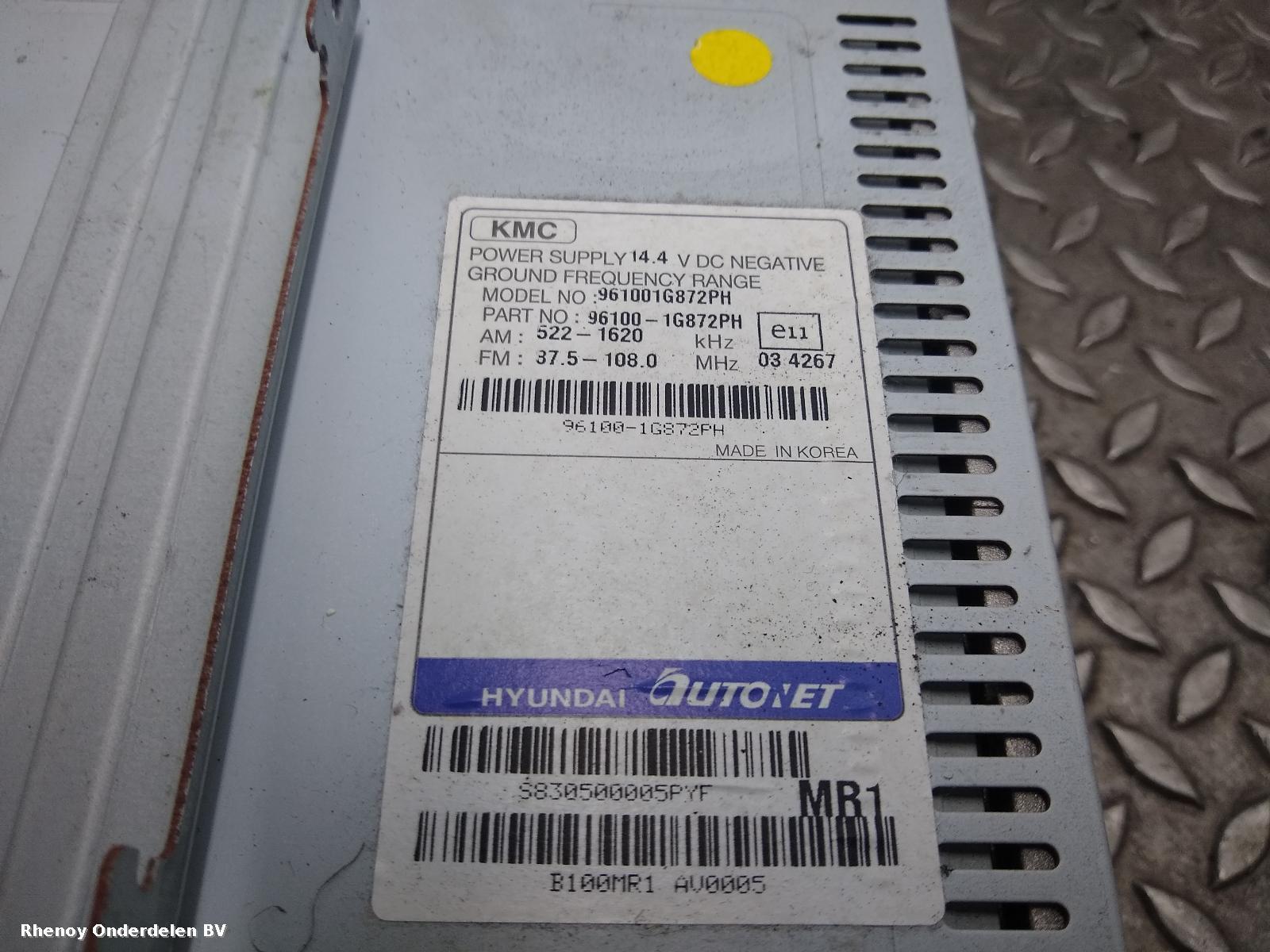 2009 KIA RIO RADIO View Auto part RADIO KIA RIO 2009