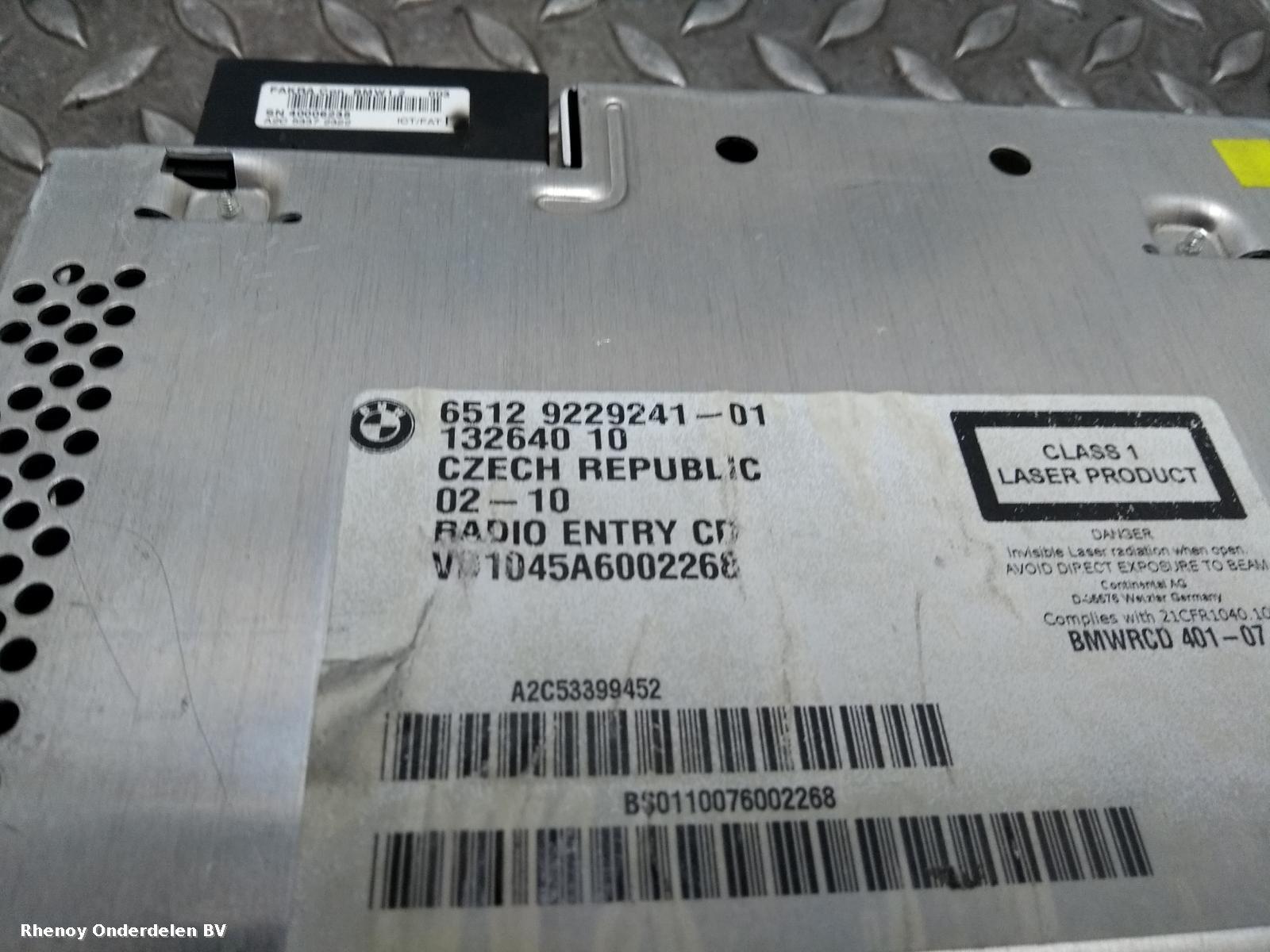 View Auto part RADIO BMW 1 SERIES 2007