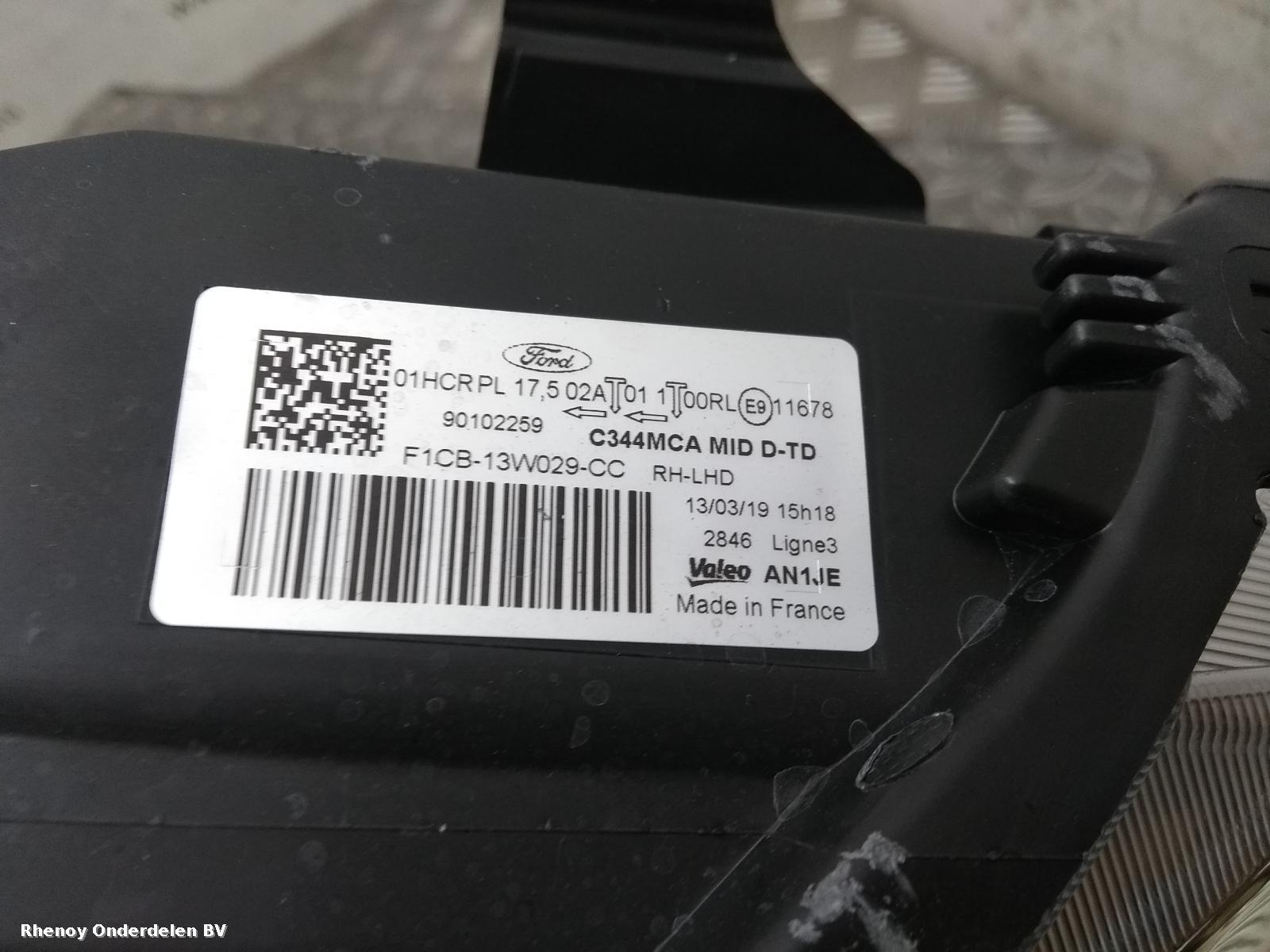 View Auto part KOPLAMP R FORD FOCUS C MAX 2017