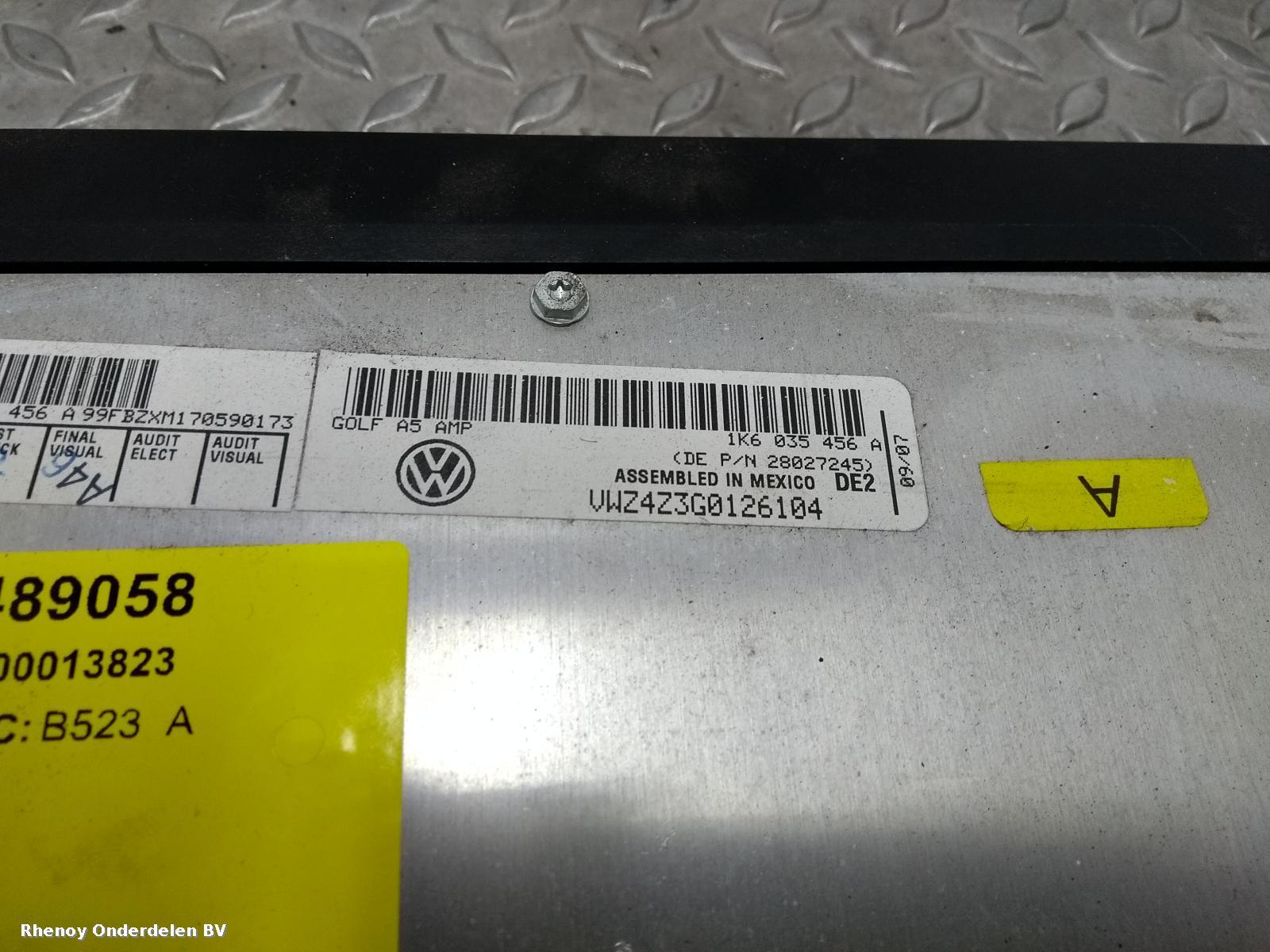 Bekijk Auto-onderdeel VERSTERKER UNIT AUDIO VOLKSWAGEN GOLF 2007