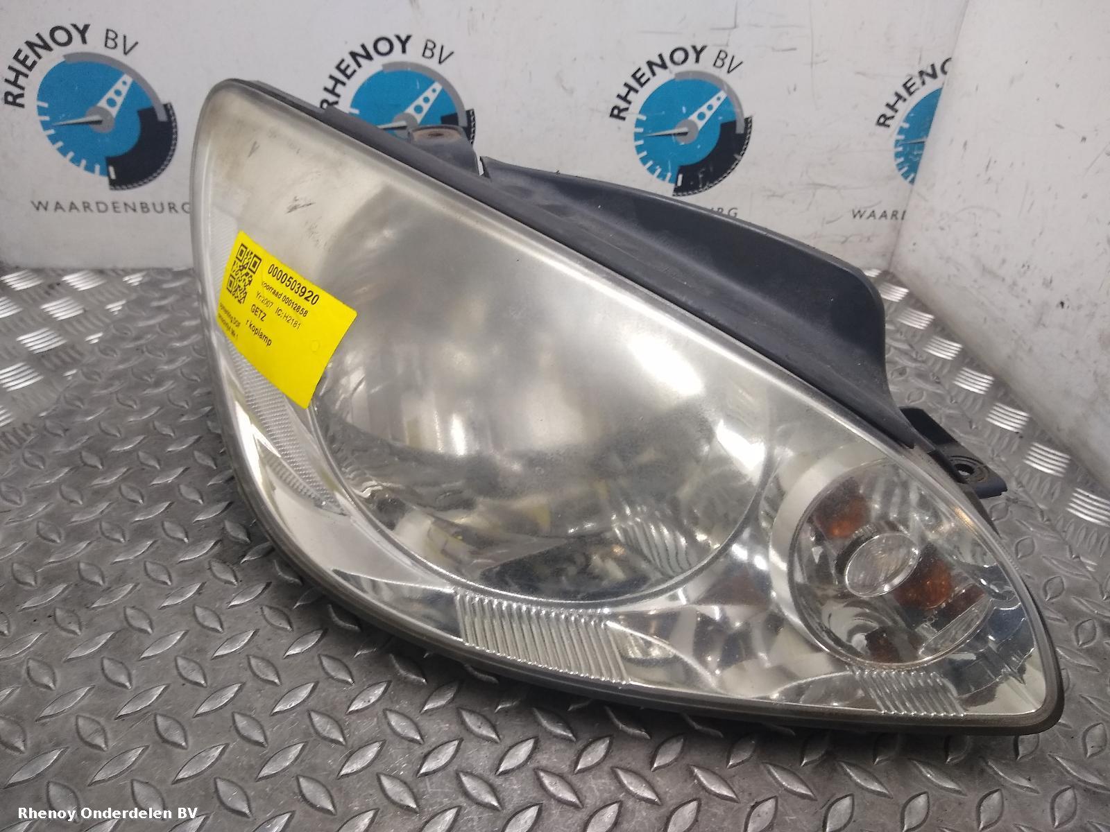View Auto part R Headlamp HYUNDAI GETZ 2007