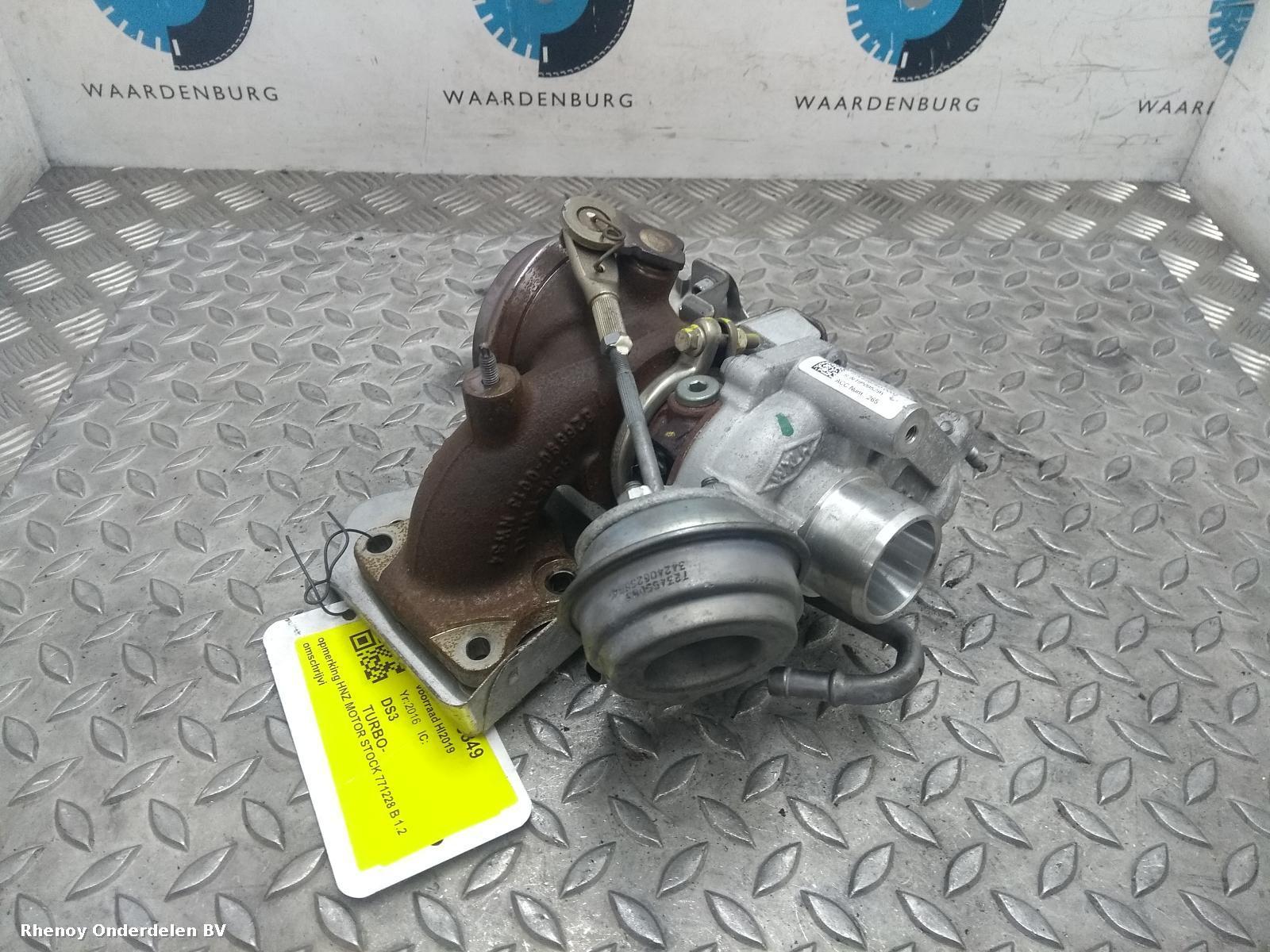 Bekijk Auto-onderdeel TURBO CITROEN DS3 2016