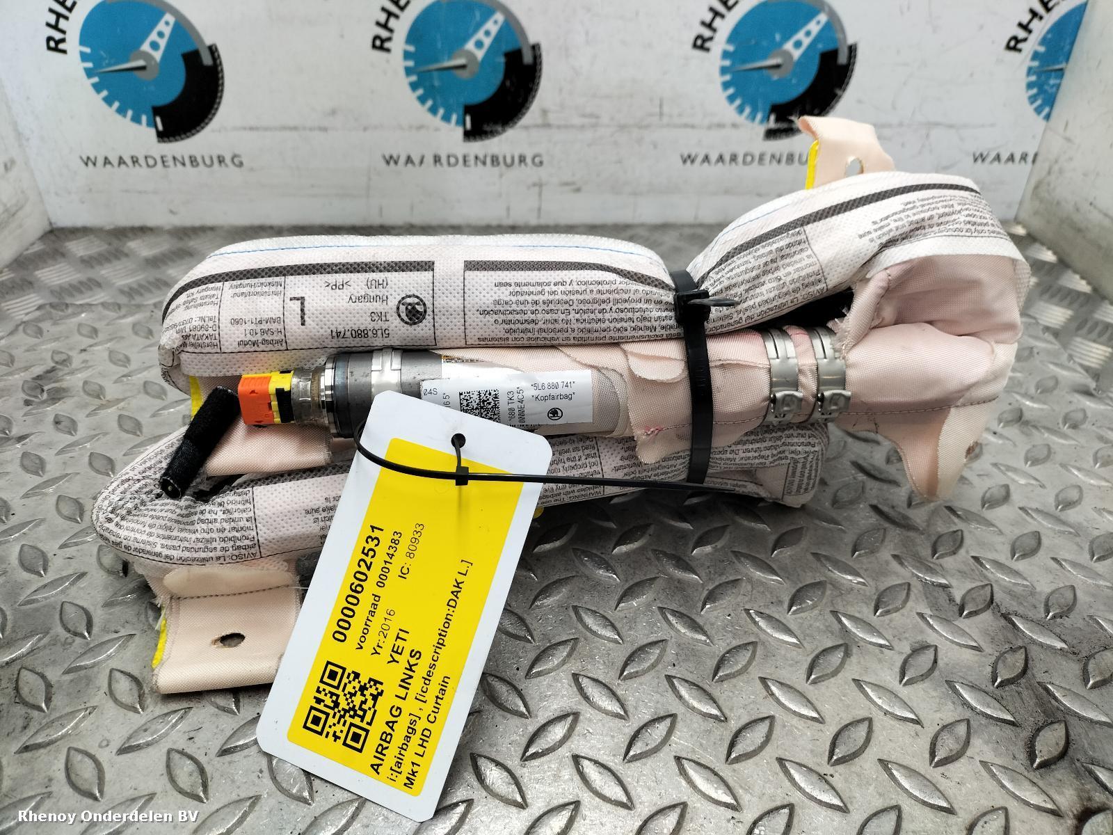 Bekijk Auto-onderdeel AIRBAG LINKS SKODA YETI 2016
