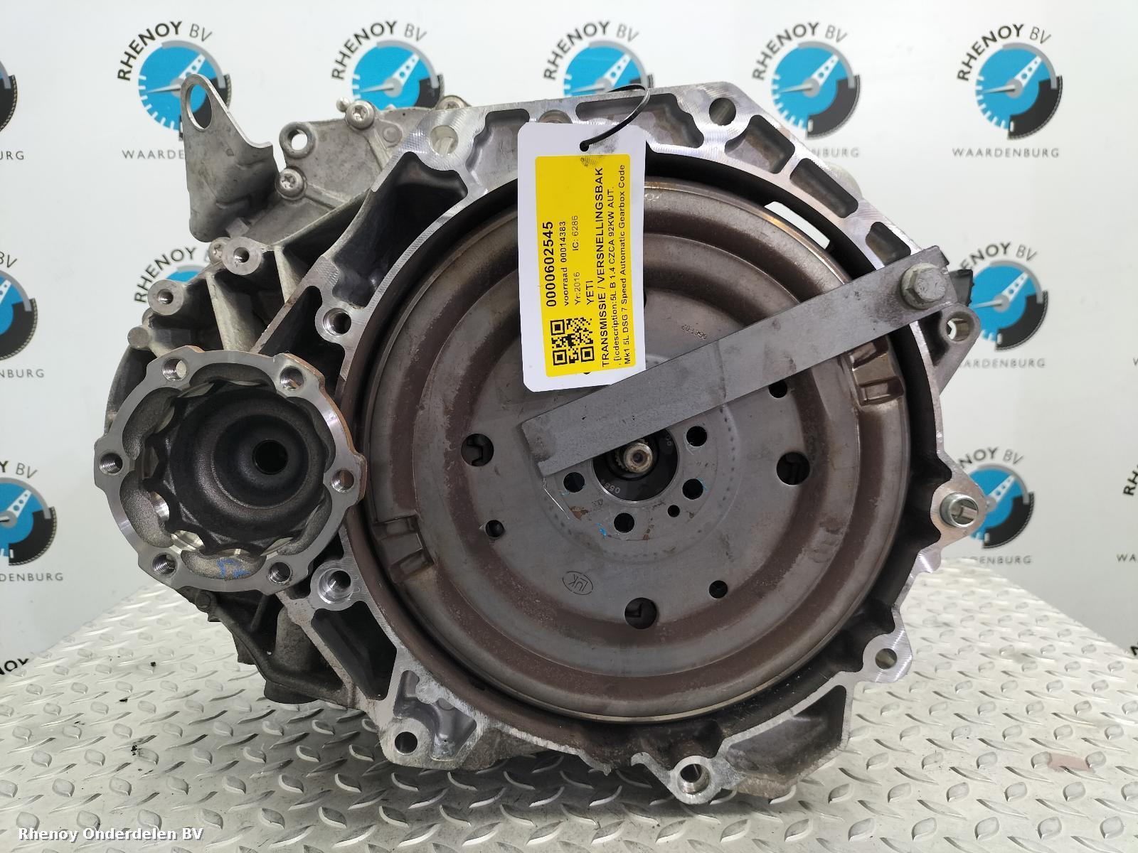View Auto part Gearbox SKODA YETI 2016