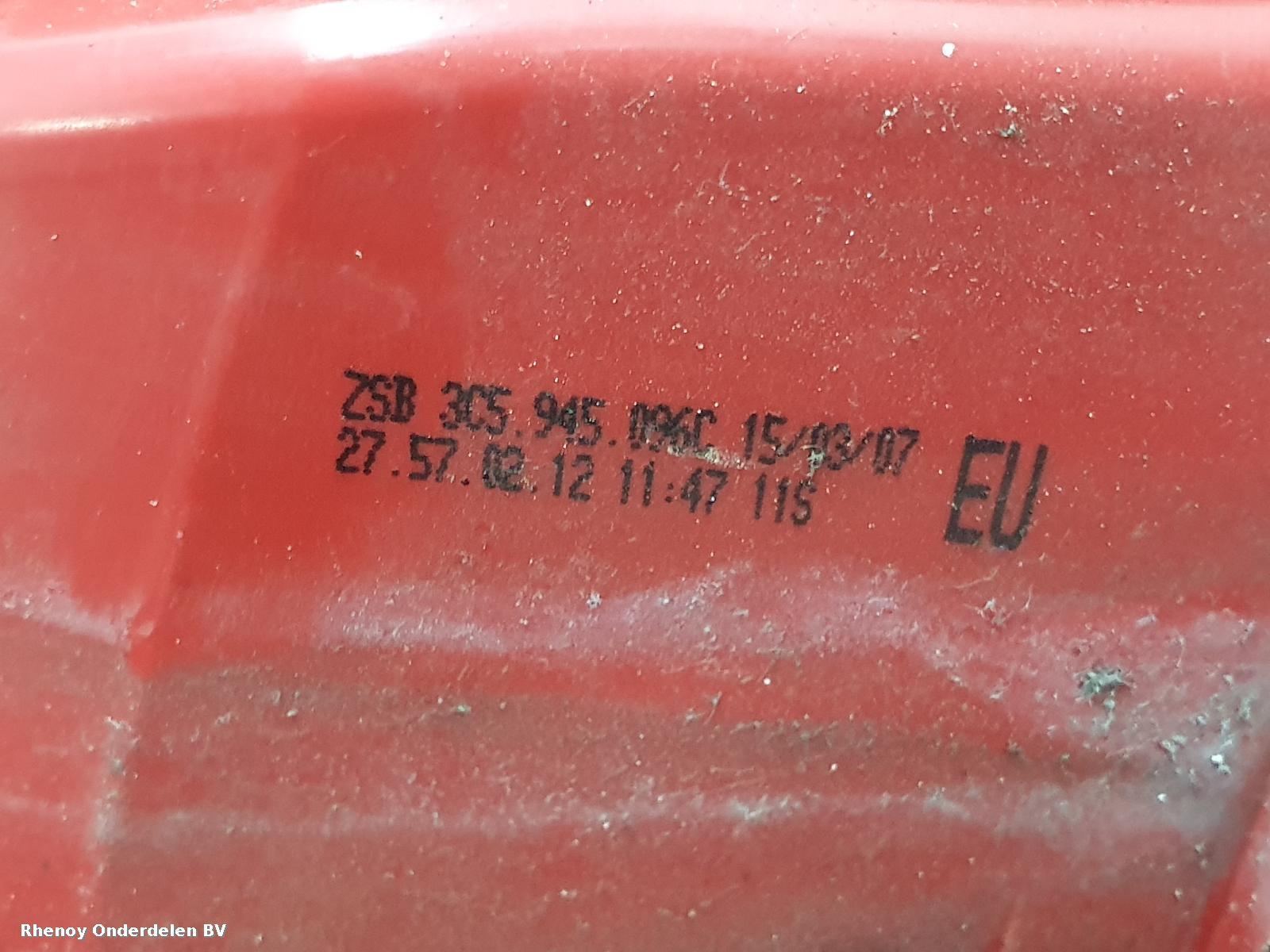 View Auto part ACHTERLICHT R VOLKSWAGEN PASSAT 2007