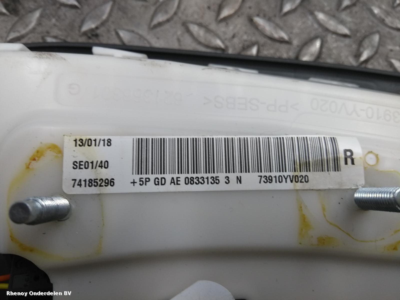 View Auto part AIRBAG RECHTS PEUGEOT 108 2018